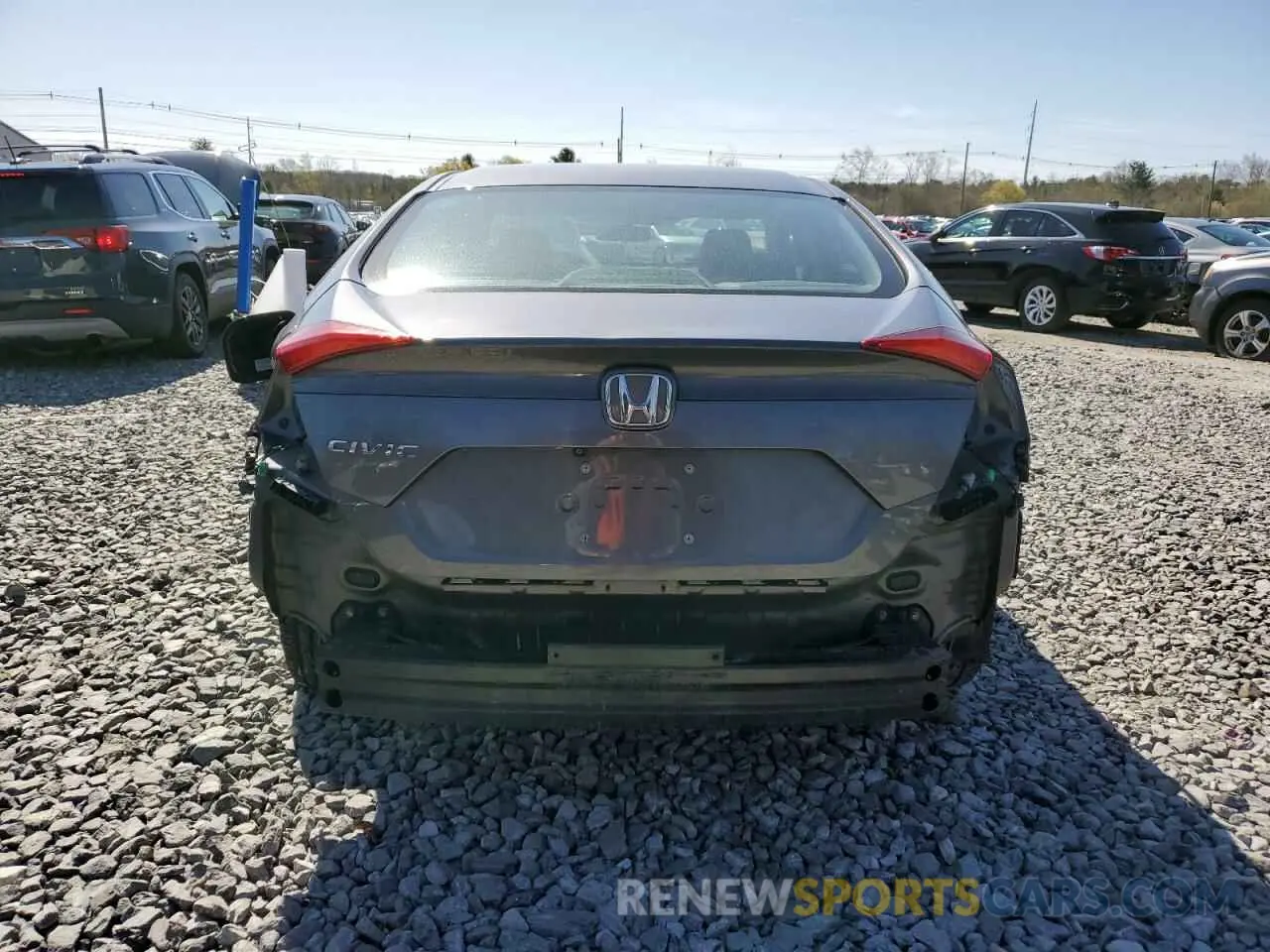 6 Photograph of a damaged car 2HGFC2F60KH589964 HONDA CIVIC 2019
