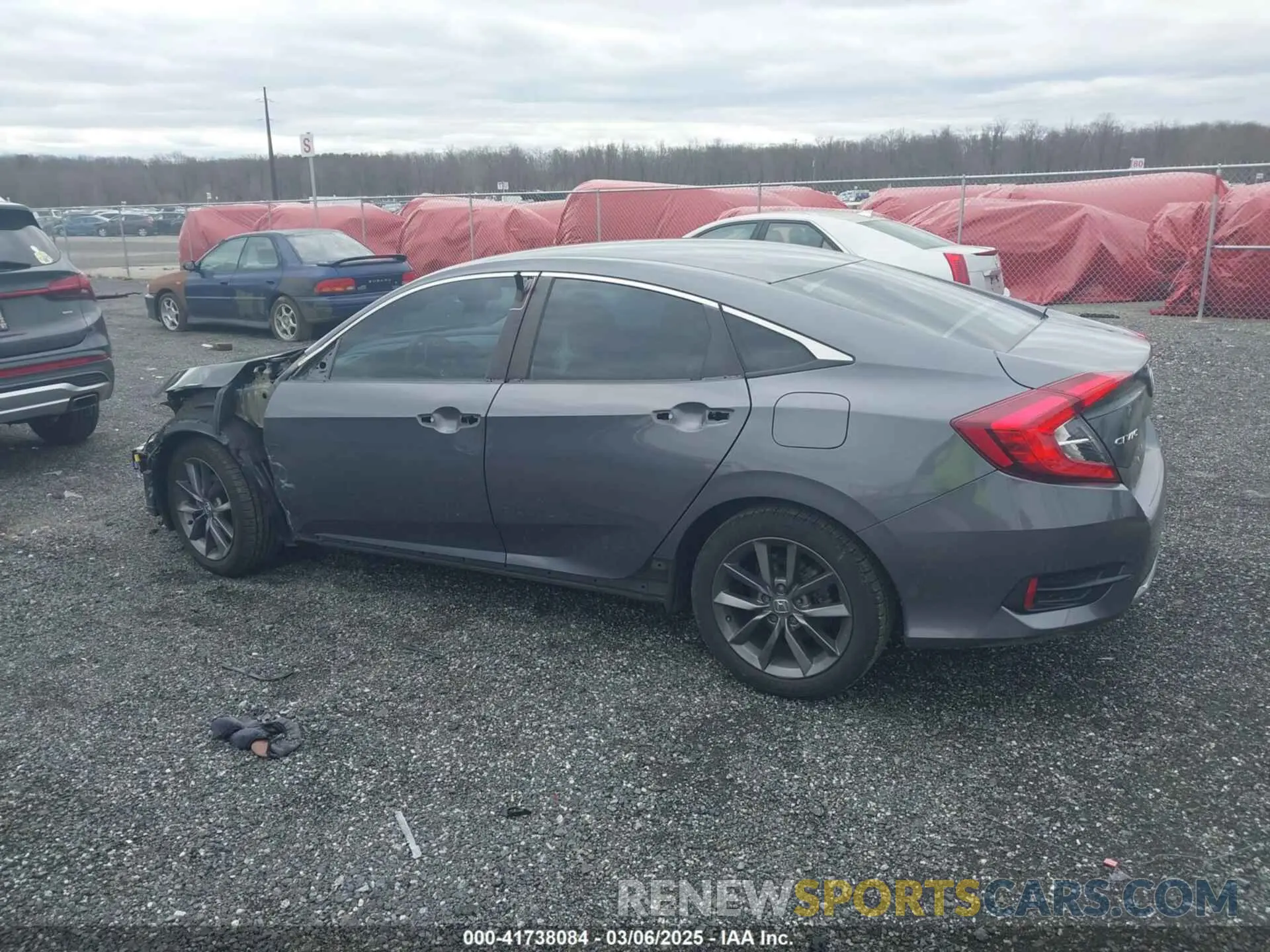14 Photograph of a damaged car 2HGFC2F60KH591472 HONDA CIVIC 2019