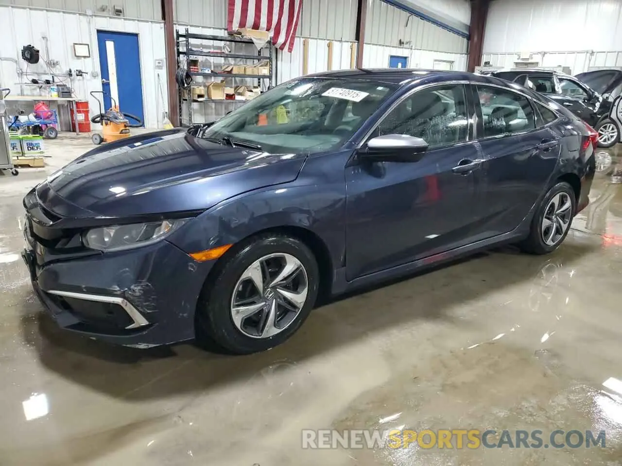 1 Photograph of a damaged car 2HGFC2F60KH591892 HONDA CIVIC 2019