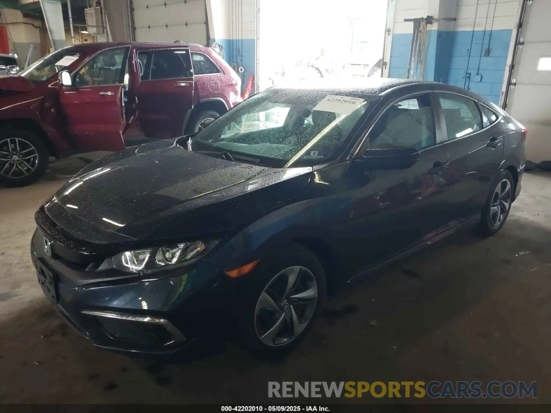 2 Photograph of a damaged car 2HGFC2F60KH599328 HONDA CIVIC 2019