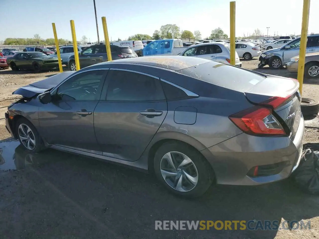 2 Photograph of a damaged car 2HGFC2F60KH604799 HONDA CIVIC 2019