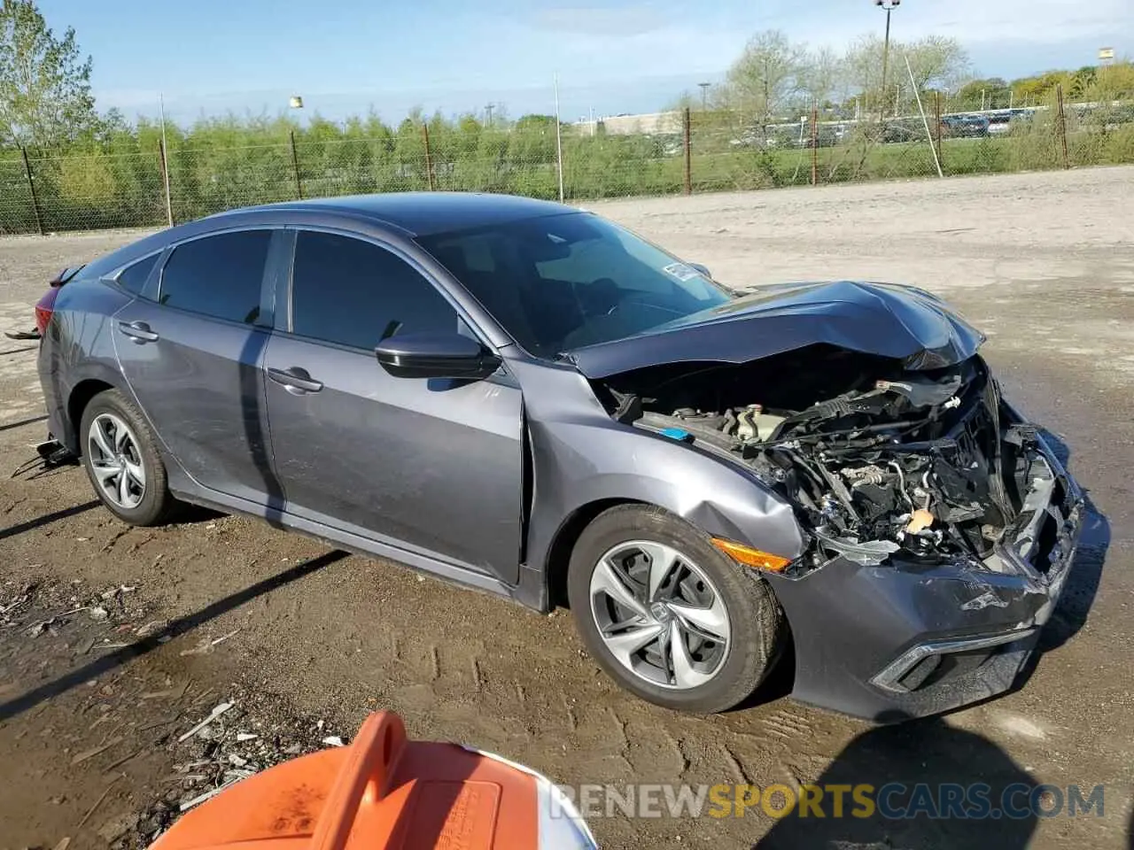 4 Photograph of a damaged car 2HGFC2F60KH604799 HONDA CIVIC 2019