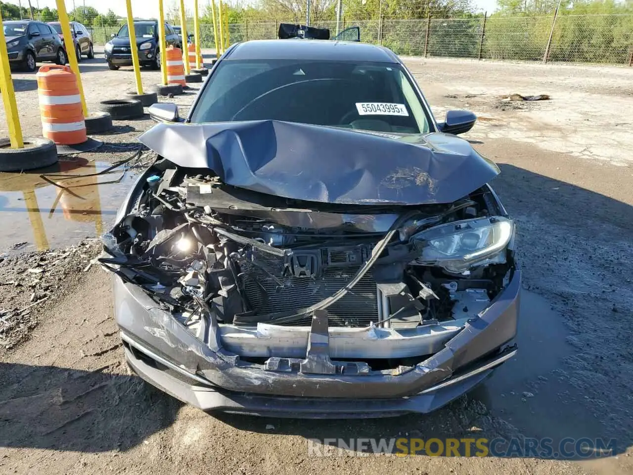 5 Photograph of a damaged car 2HGFC2F60KH604799 HONDA CIVIC 2019