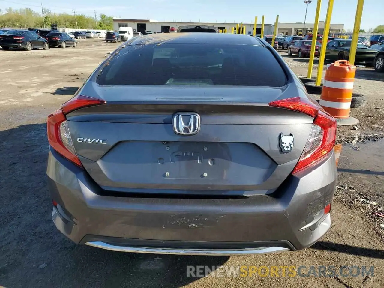 6 Photograph of a damaged car 2HGFC2F60KH604799 HONDA CIVIC 2019