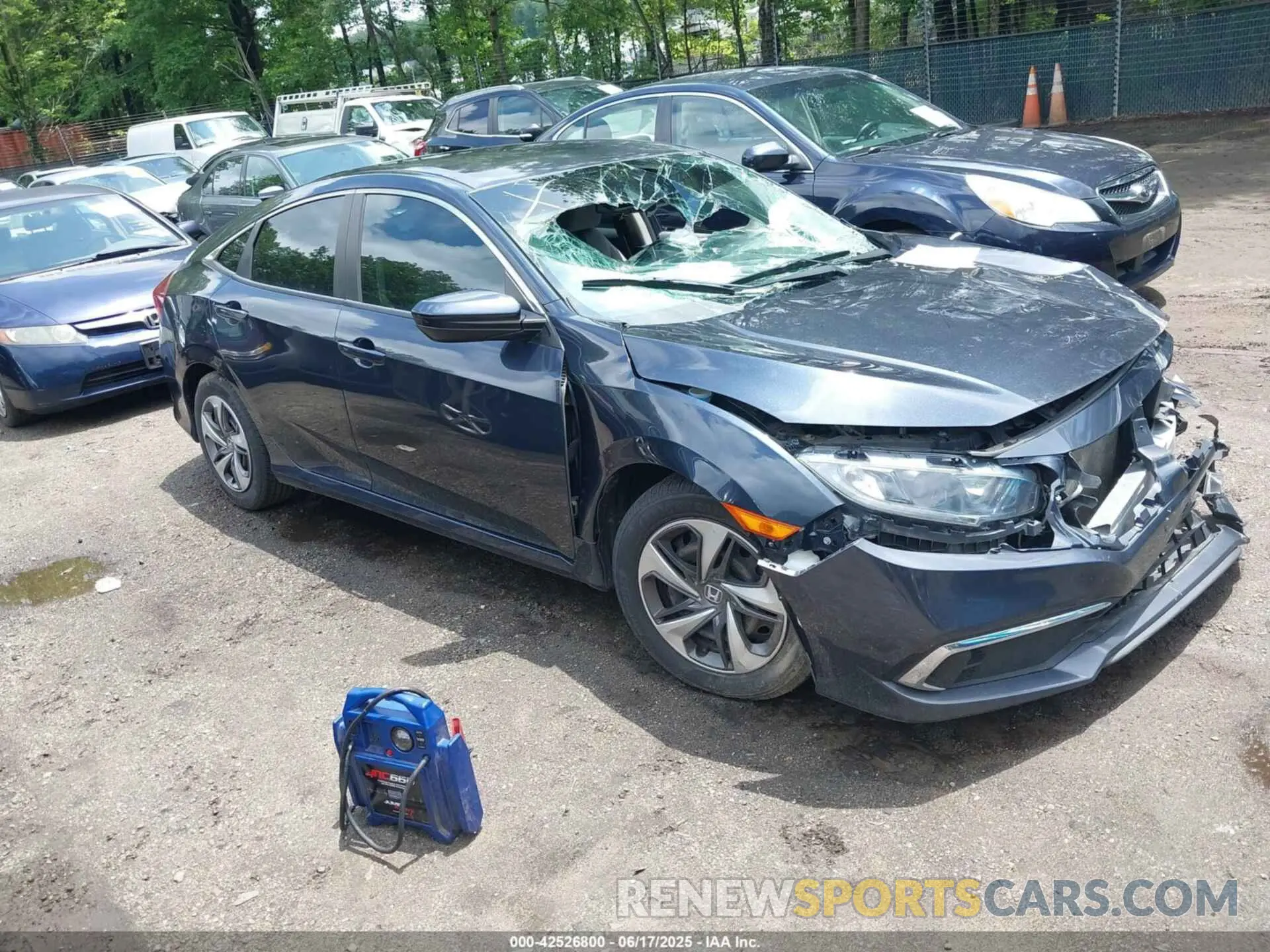 1 Photograph of a damaged car 2HGFC2F61KH534309 HONDA CIVIC 2019