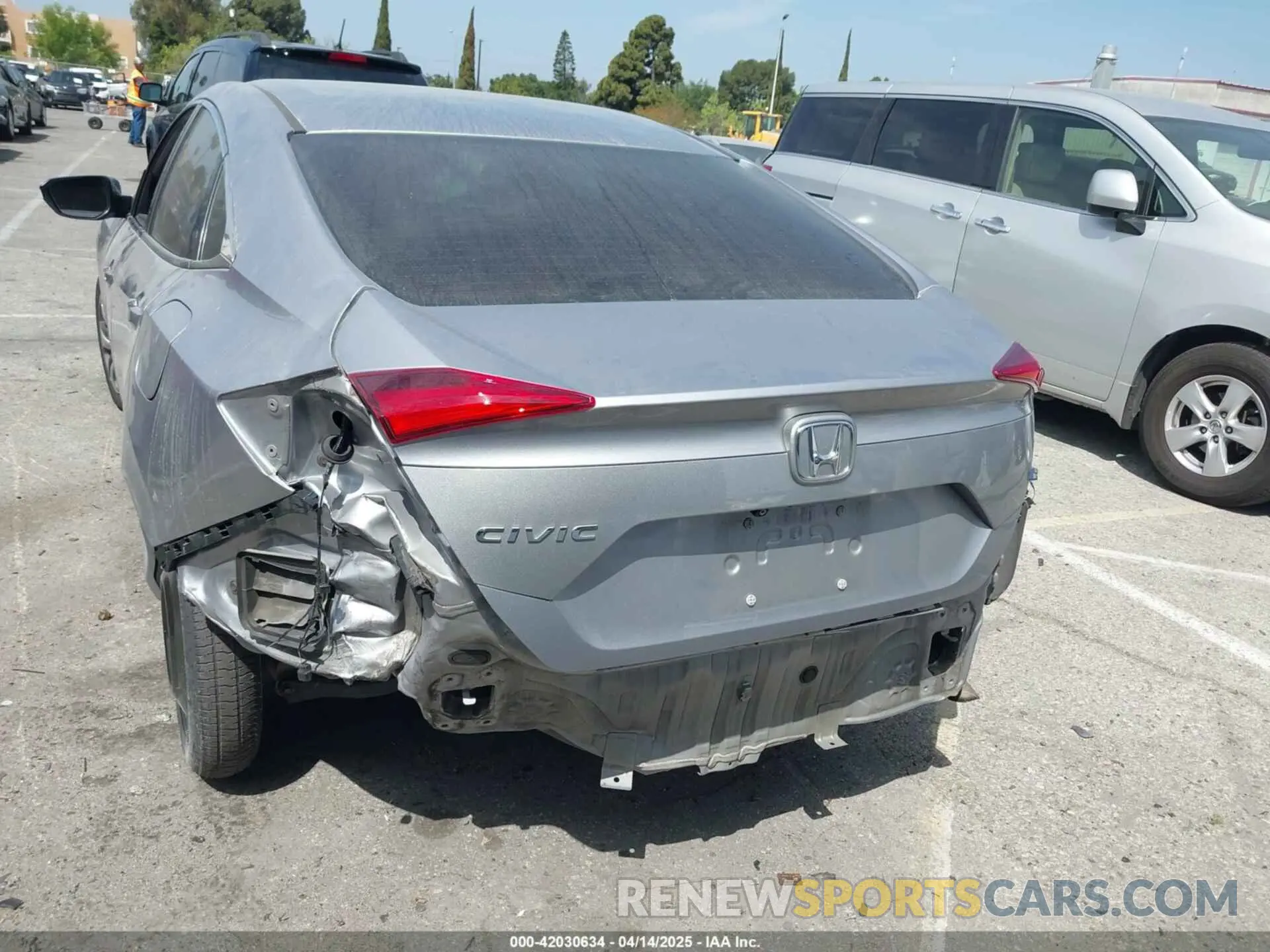 16 Photograph of a damaged car 2HGFC2F61KH536965 HONDA CIVIC 2019