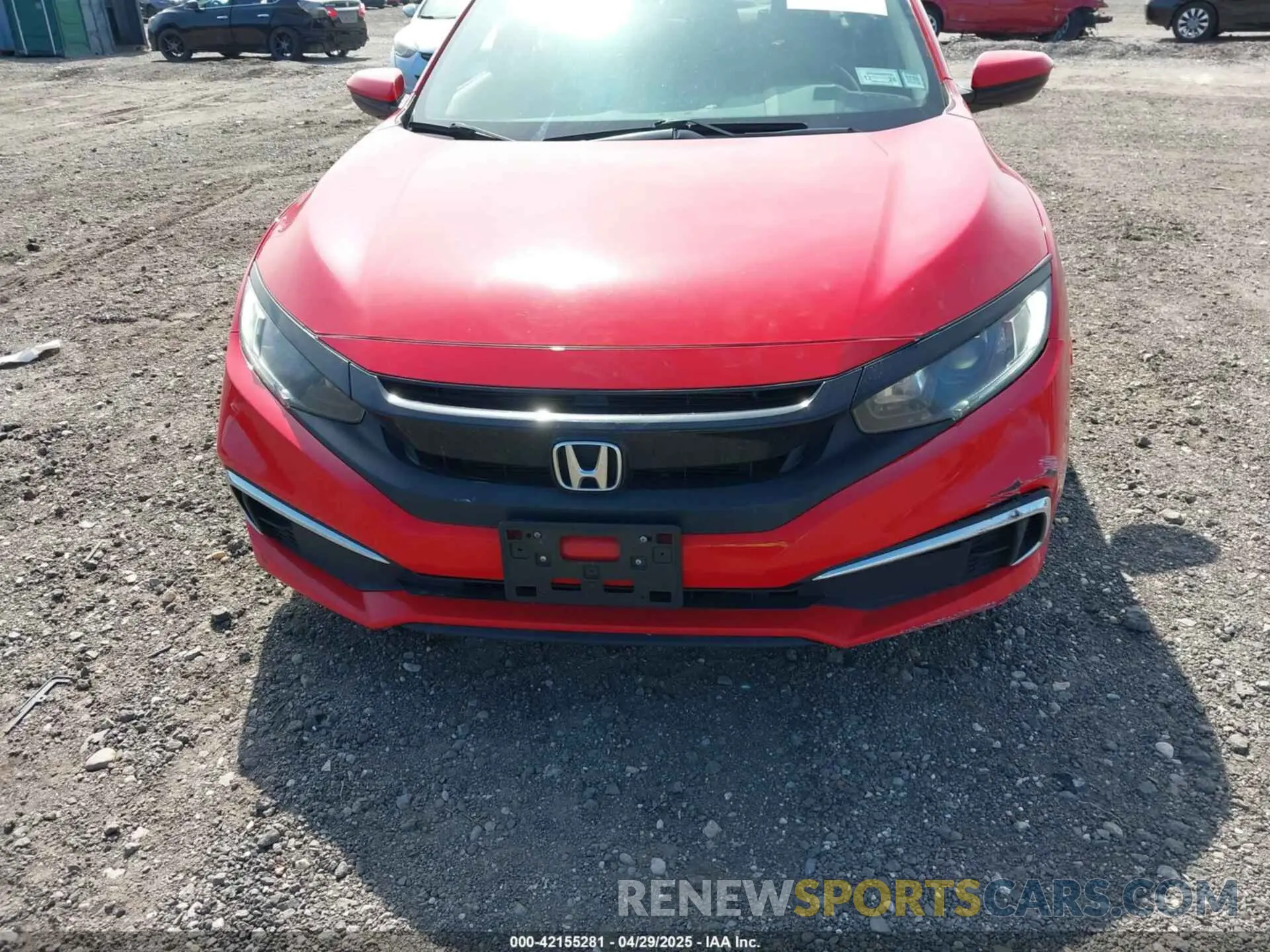 12 Photograph of a damaged car 2HGFC2F61KH538103 HONDA CIVIC 2019
