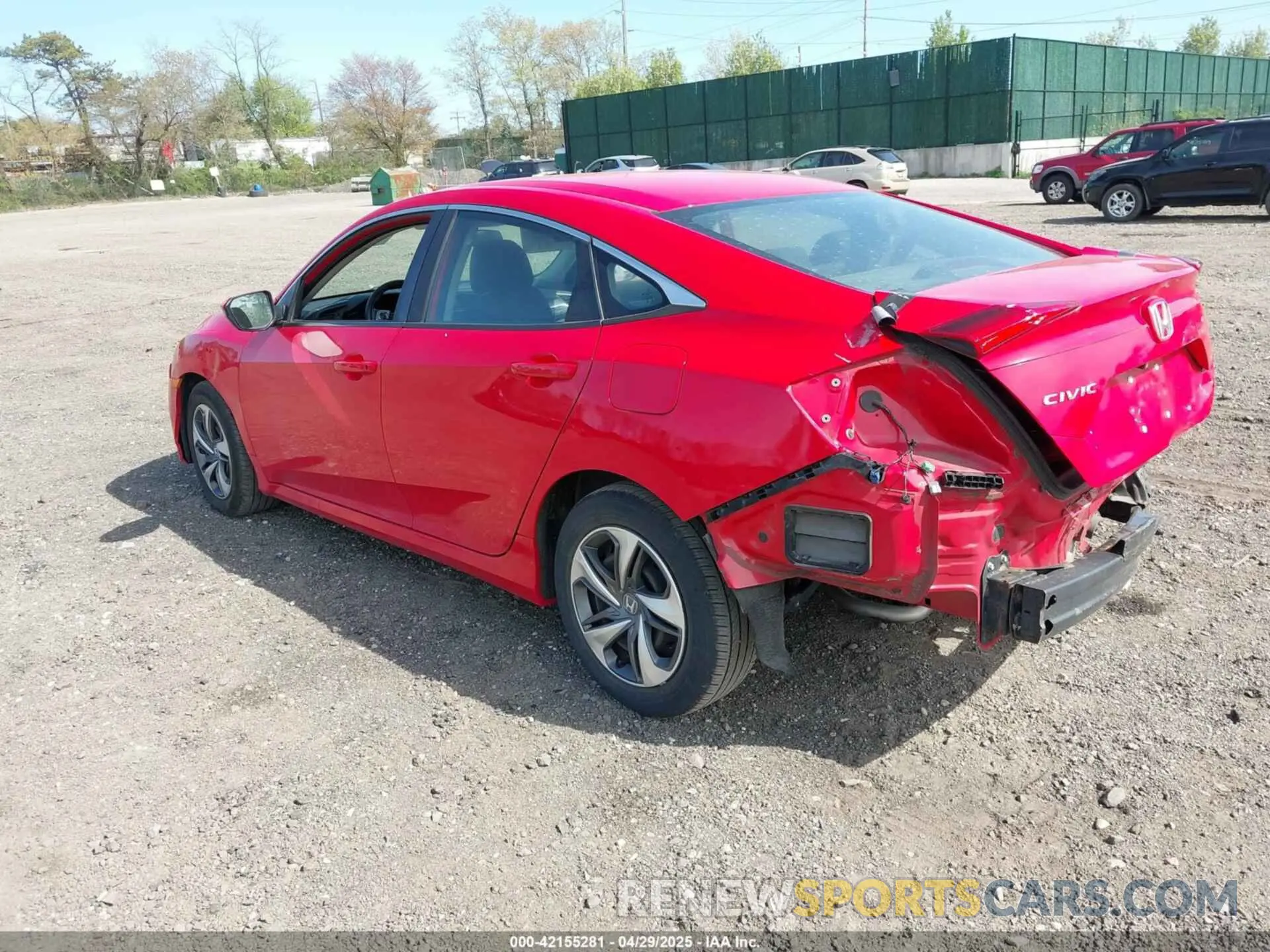 3 Photograph of a damaged car 2HGFC2F61KH538103 HONDA CIVIC 2019