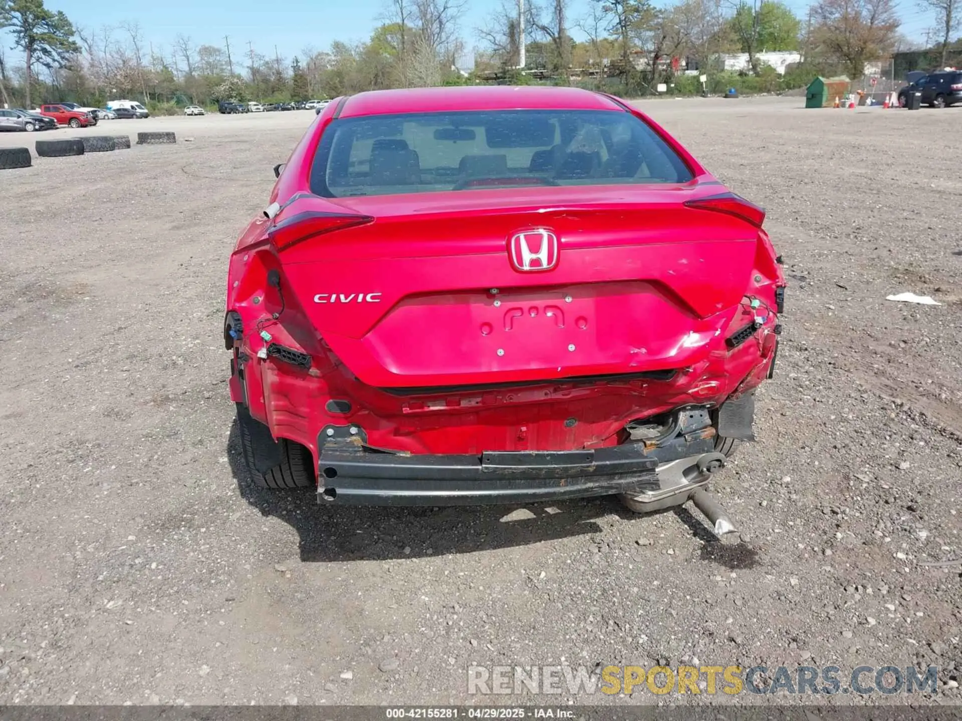 6 Photograph of a damaged car 2HGFC2F61KH538103 HONDA CIVIC 2019