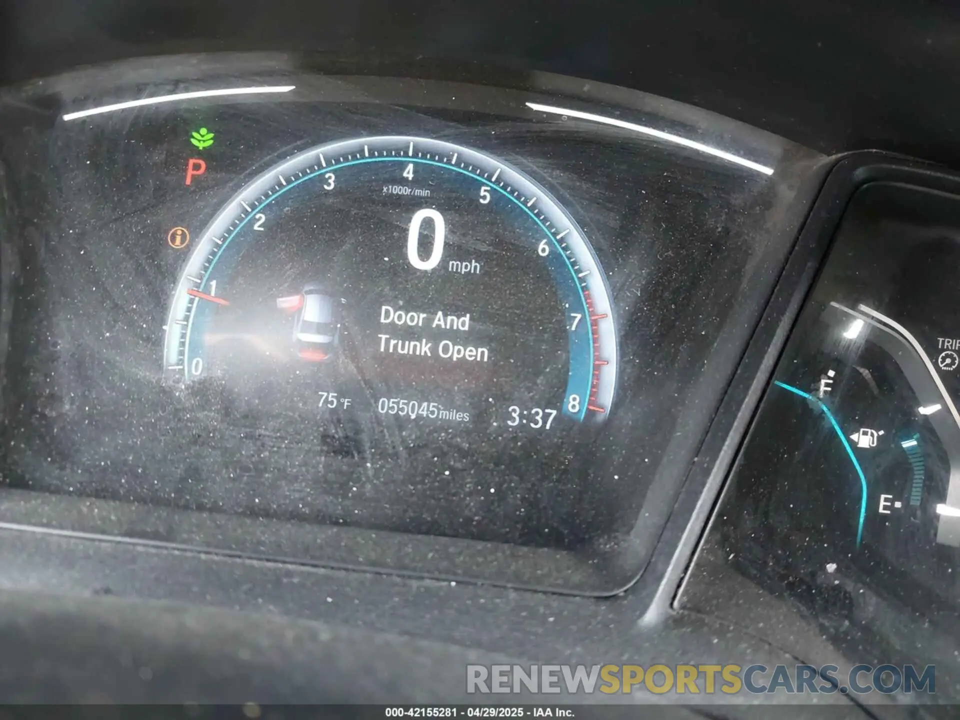 7 Photograph of a damaged car 2HGFC2F61KH538103 HONDA CIVIC 2019