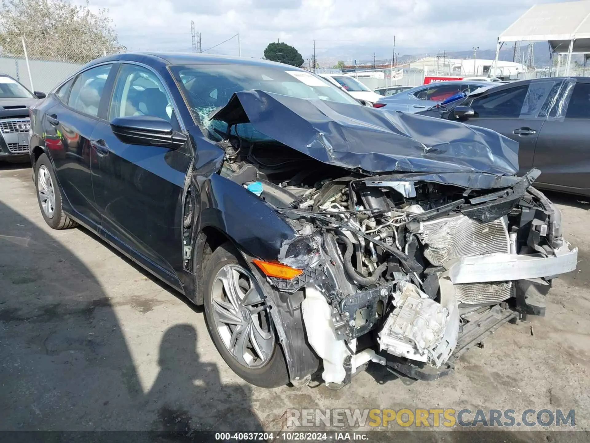 1 Photograph of a damaged car 2HGFC2F61KH551269 HONDA CIVIC 2019