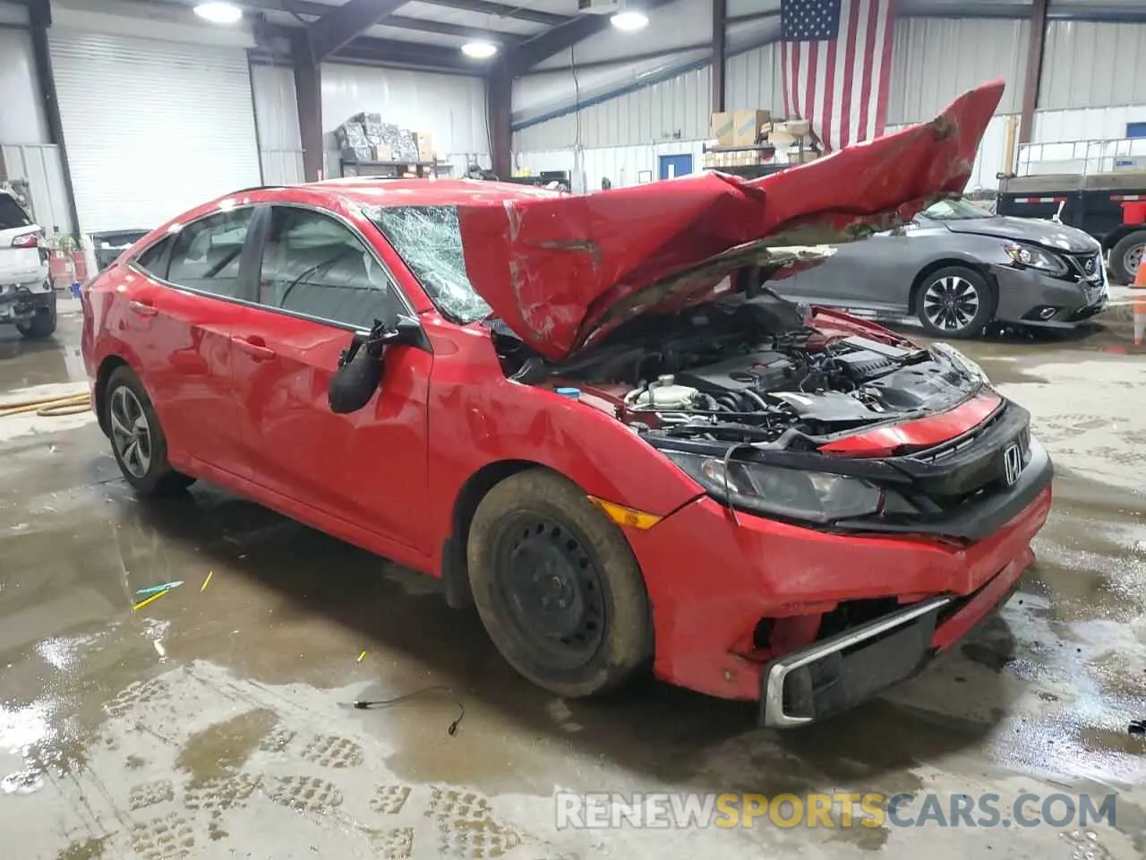 4 Photograph of a damaged car 2HGFC2F61KH555113 HONDA CIVIC 2019