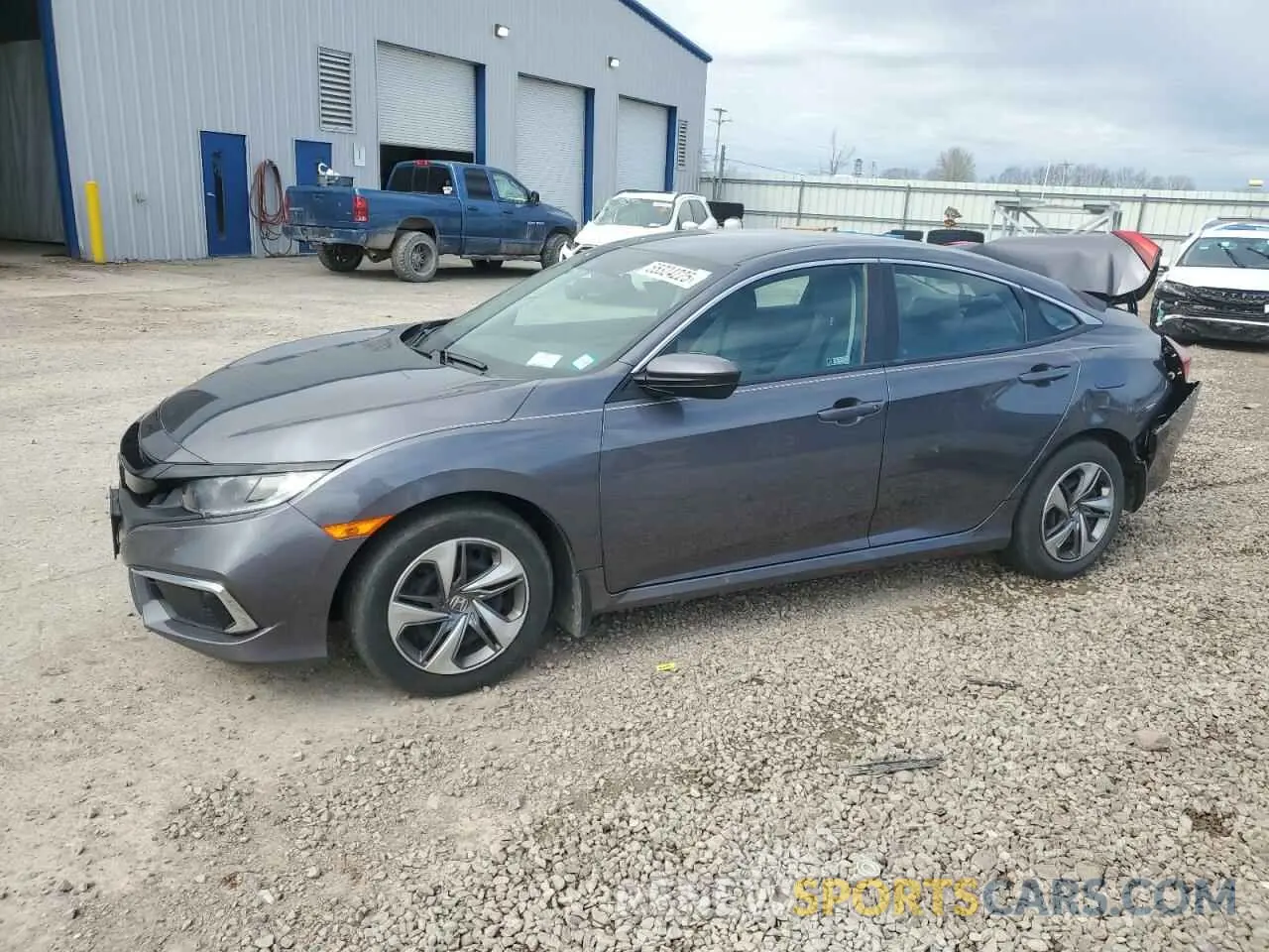 1 Photograph of a damaged car 2HGFC2F61KH558125 HONDA CIVIC 2019