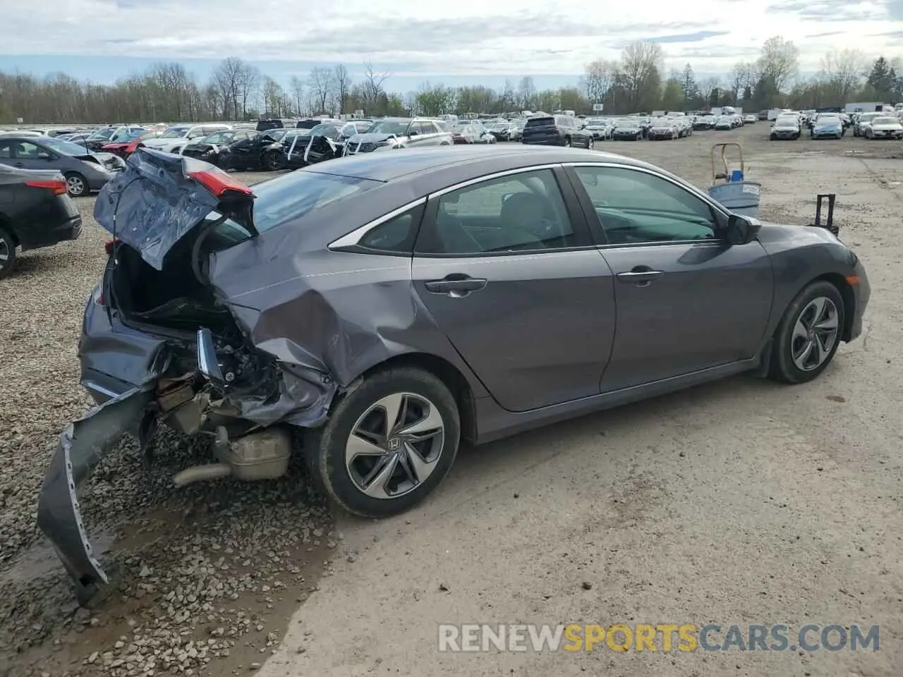 3 Photograph of a damaged car 2HGFC2F61KH558125 HONDA CIVIC 2019