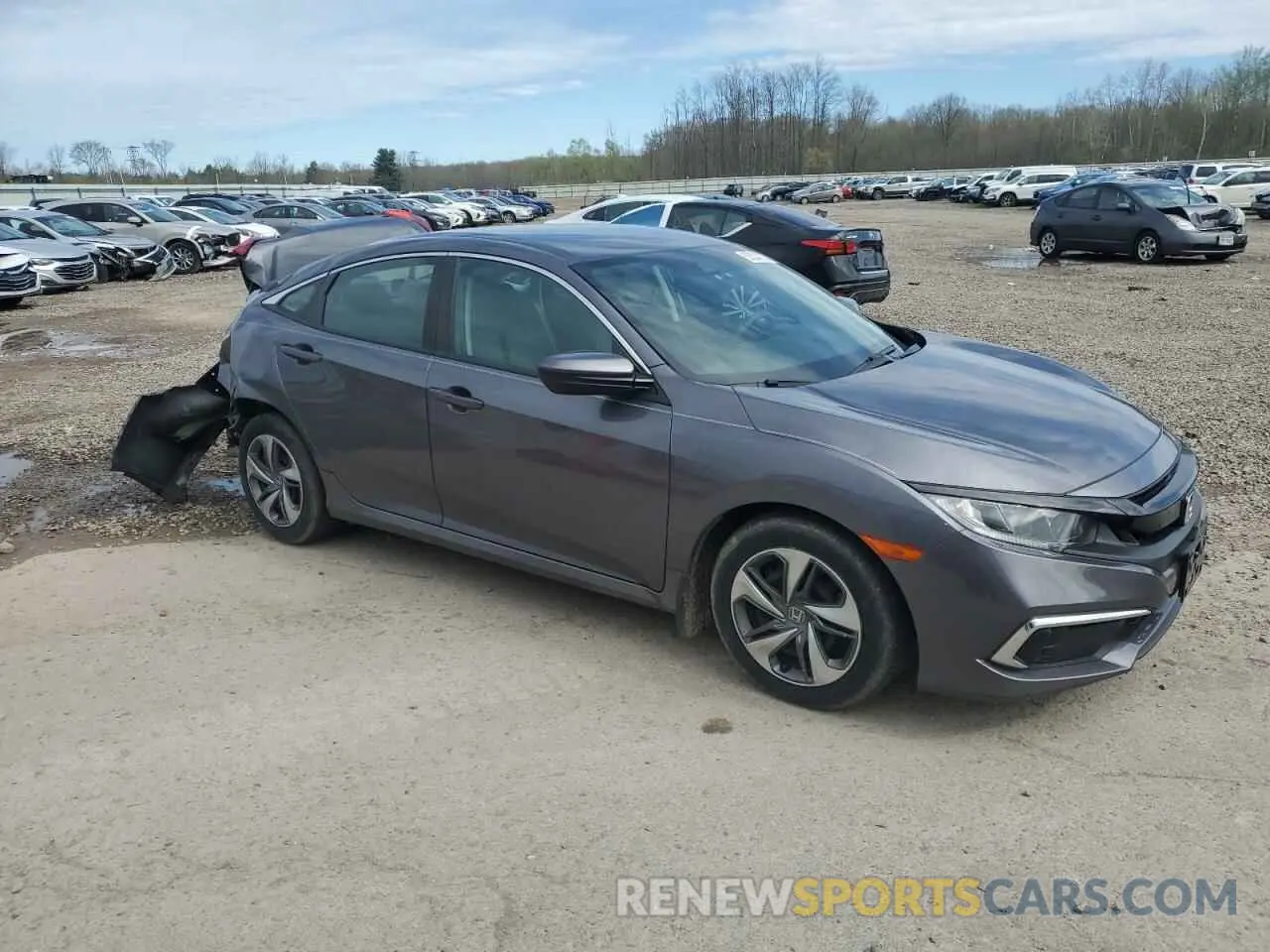 4 Photograph of a damaged car 2HGFC2F61KH558125 HONDA CIVIC 2019