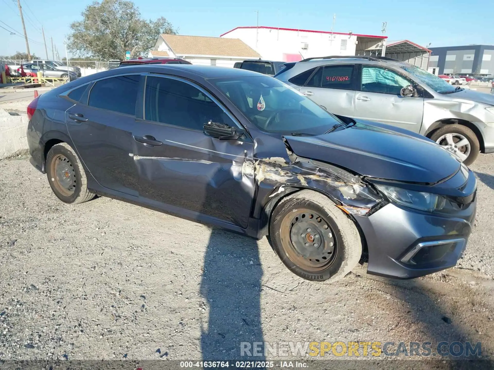 1 Photograph of a damaged car 2HGFC2F61KH558416 HONDA CIVIC 2019