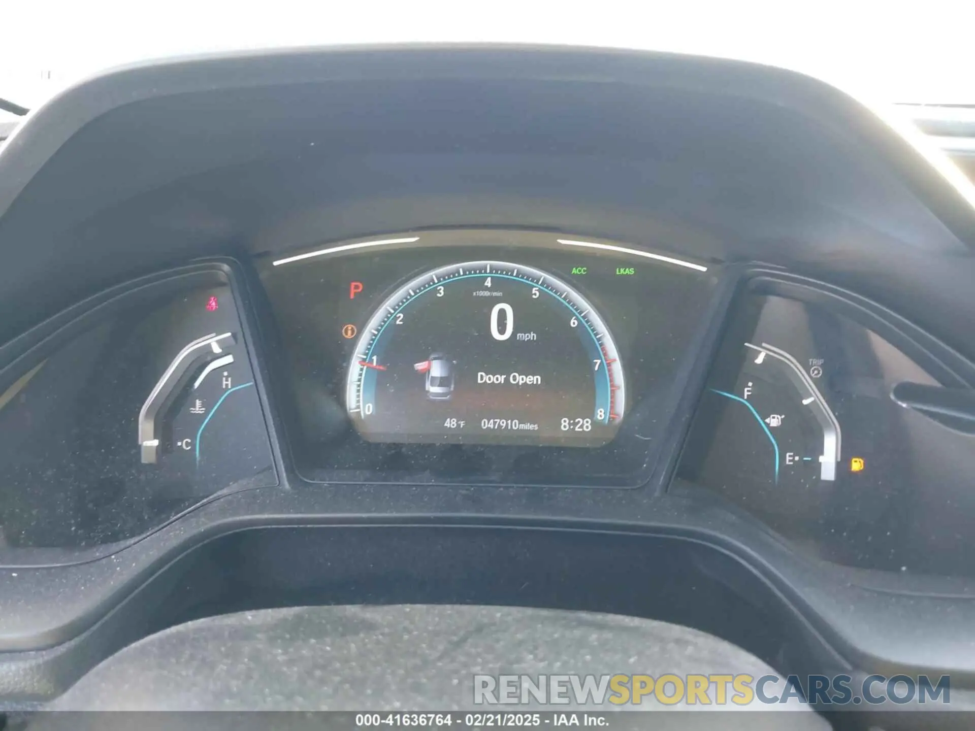 7 Photograph of a damaged car 2HGFC2F61KH558416 HONDA CIVIC 2019