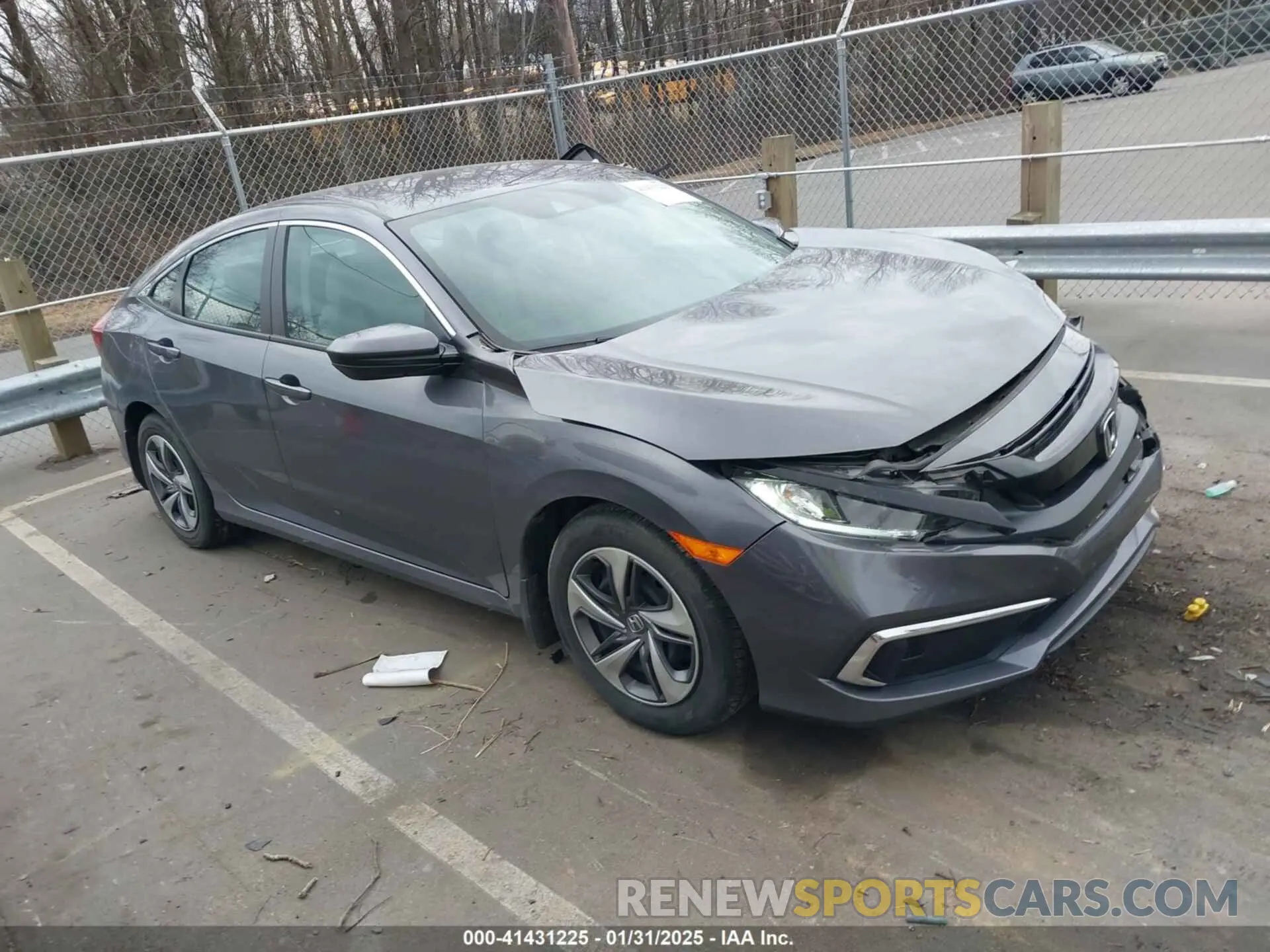 1 Photograph of a damaged car 2HGFC2F61KH563146 HONDA CIVIC 2019
