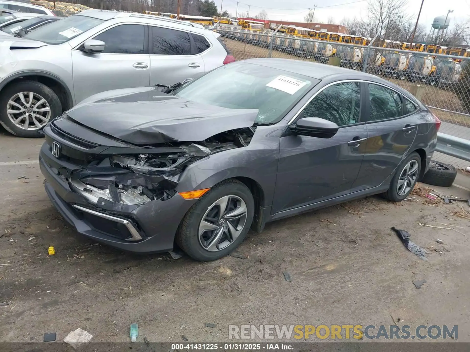 2 Photograph of a damaged car 2HGFC2F61KH563146 HONDA CIVIC 2019