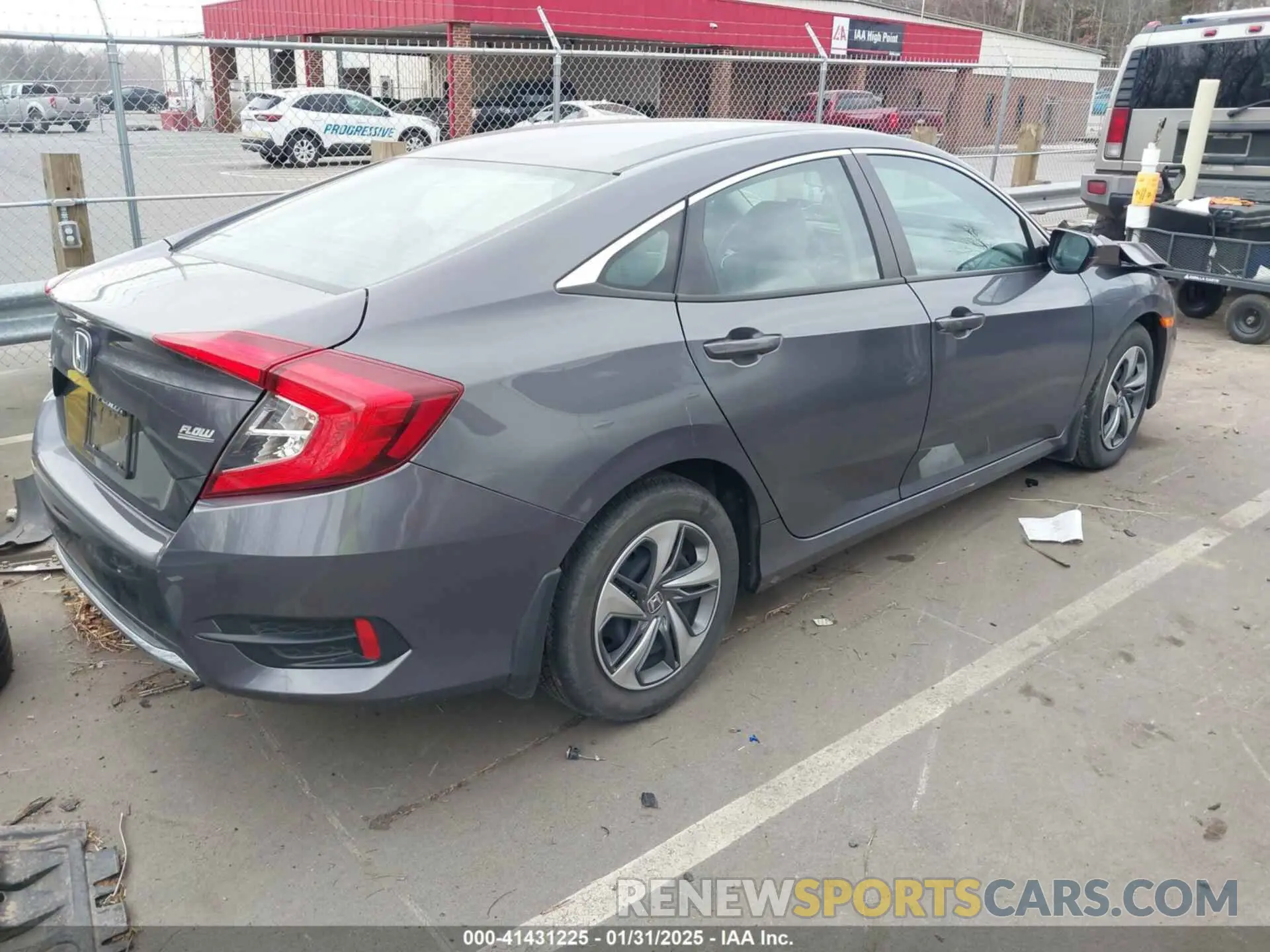4 Photograph of a damaged car 2HGFC2F61KH563146 HONDA CIVIC 2019