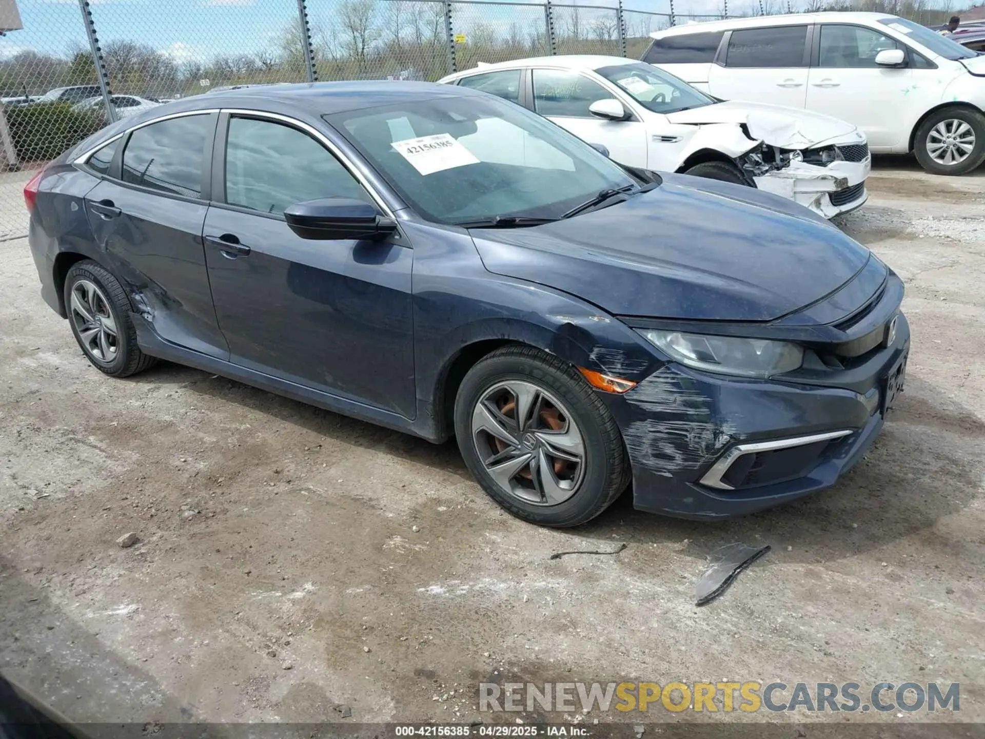 1 Photograph of a damaged car 2HGFC2F61KH564474 HONDA CIVIC 2019