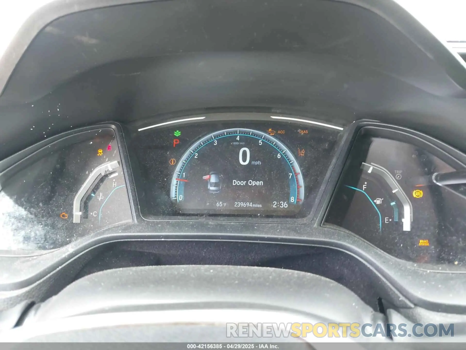 7 Photograph of a damaged car 2HGFC2F61KH564474 HONDA CIVIC 2019