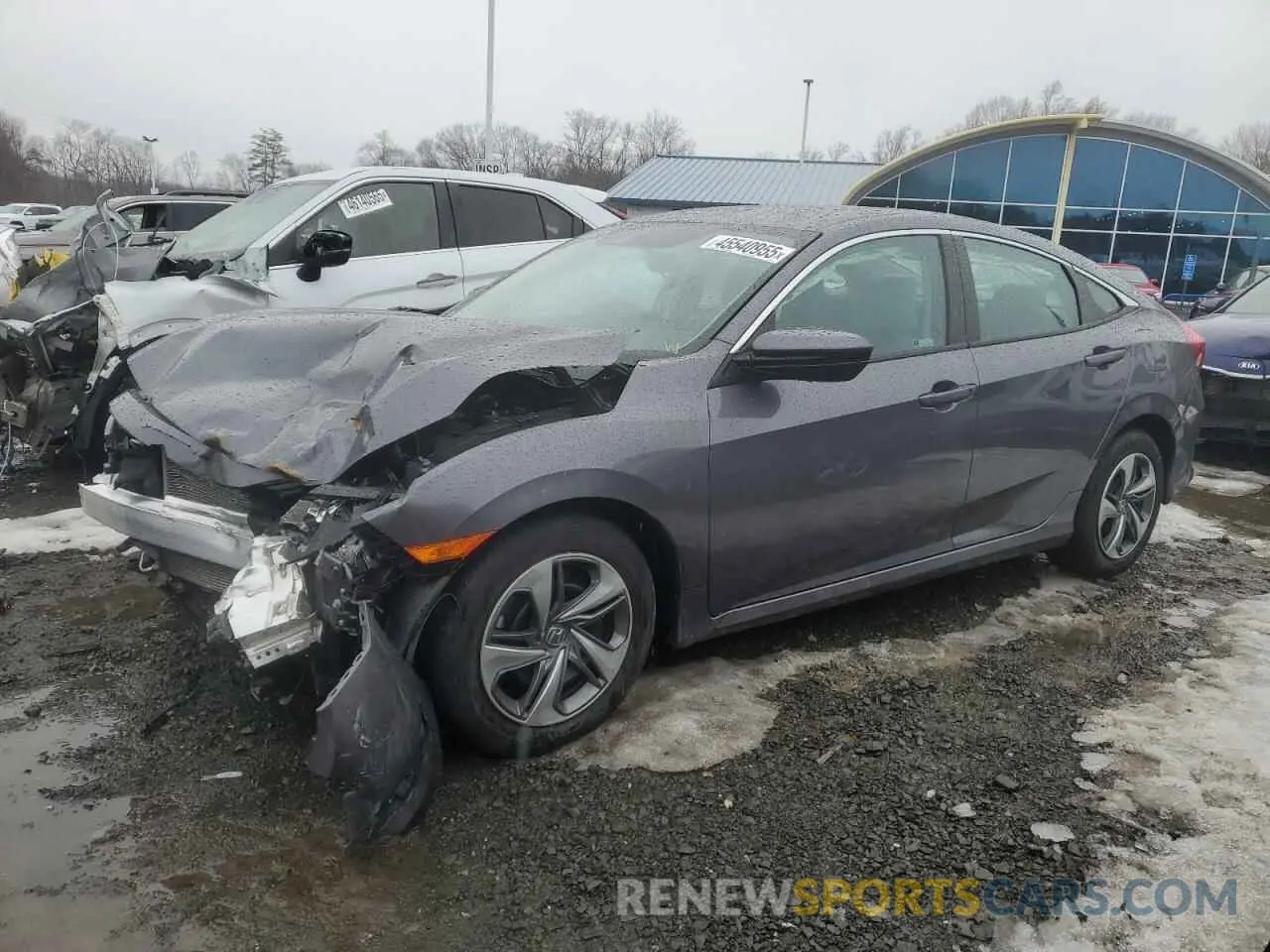 1 Photograph of a damaged car 2HGFC2F61KH565463 HONDA CIVIC 2019