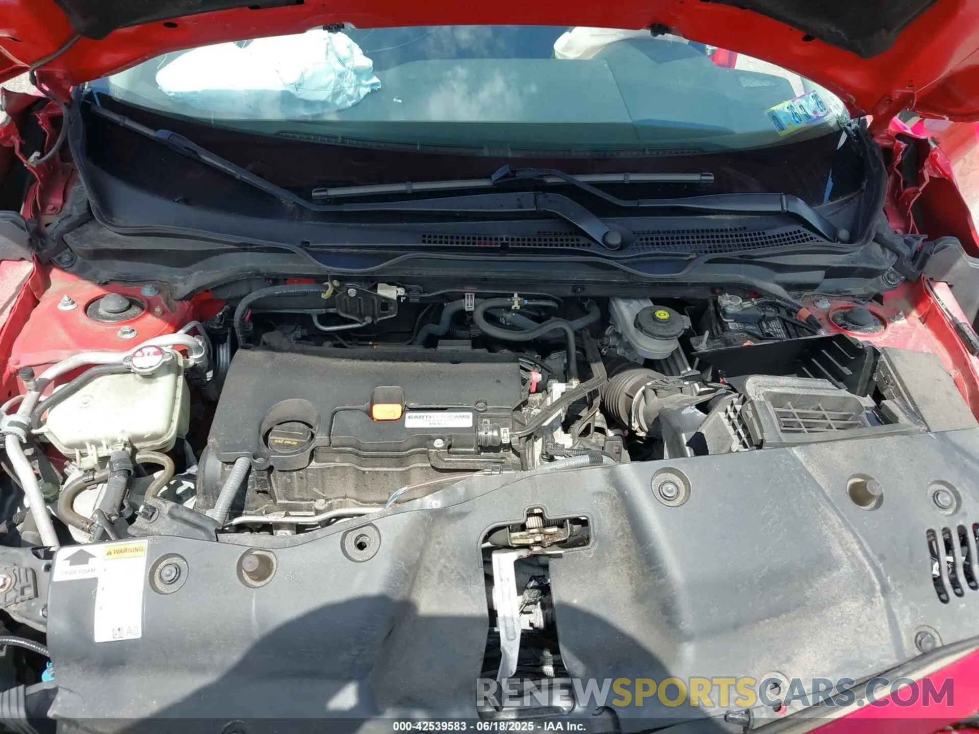 10 Photograph of a damaged car 2HGFC2F61KH567603 HONDA CIVIC 2019