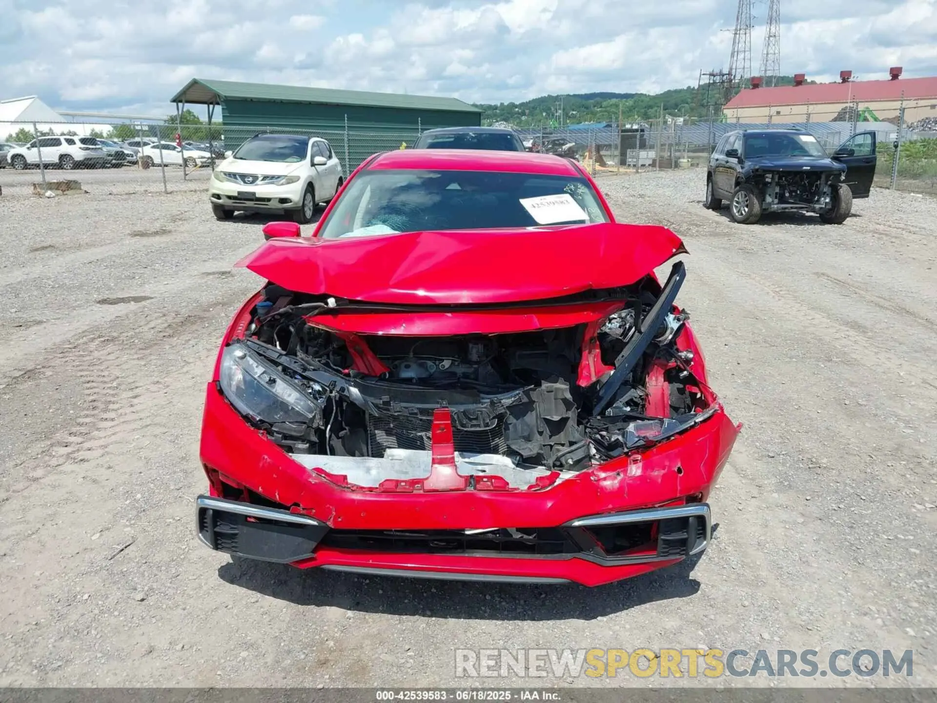 12 Photograph of a damaged car 2HGFC2F61KH567603 HONDA CIVIC 2019