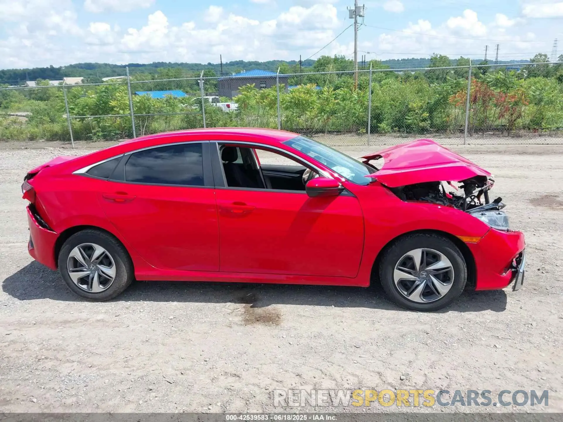 13 Photograph of a damaged car 2HGFC2F61KH567603 HONDA CIVIC 2019