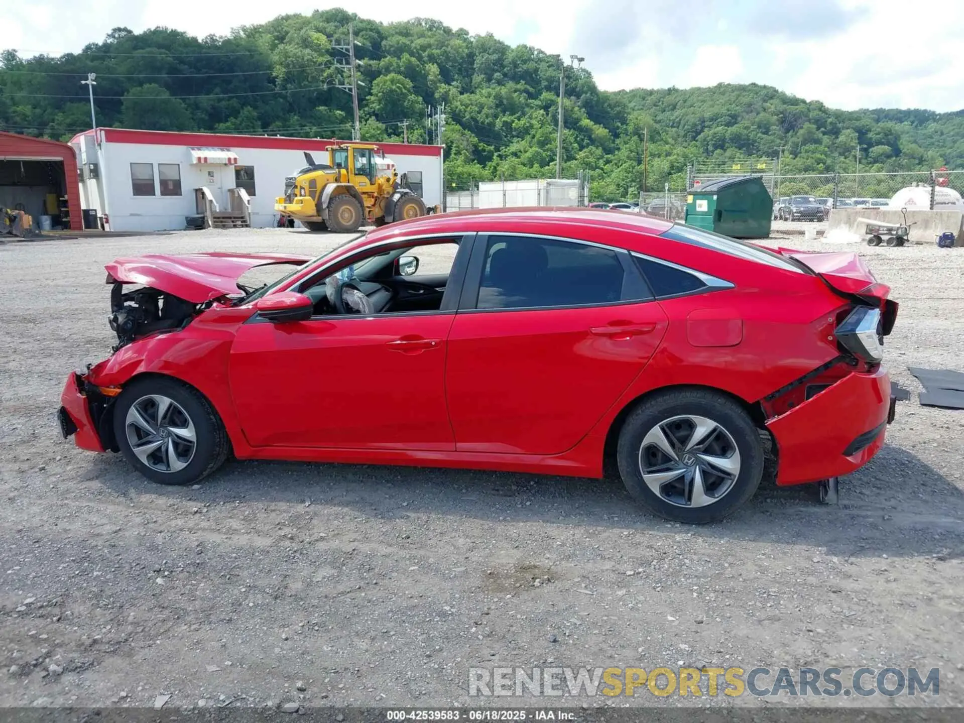 14 Photograph of a damaged car 2HGFC2F61KH567603 HONDA CIVIC 2019