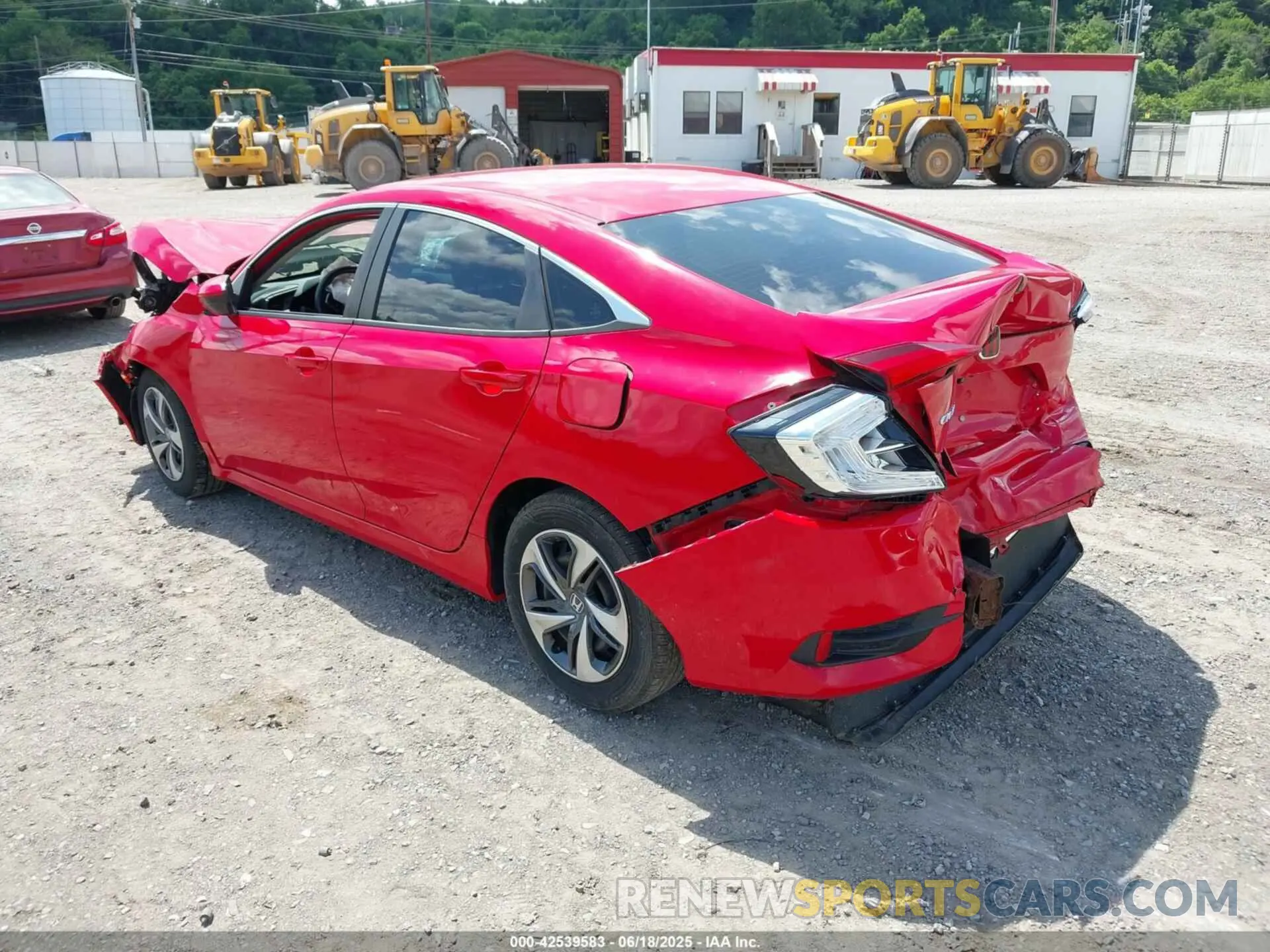 3 Photograph of a damaged car 2HGFC2F61KH567603 HONDA CIVIC 2019