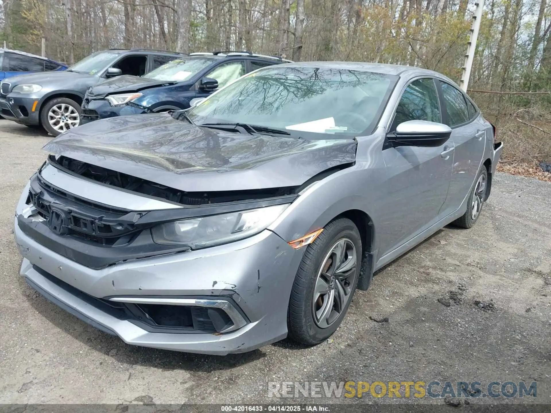 2 Photograph of a damaged car 2HGFC2F61KH570159 HONDA CIVIC 2019