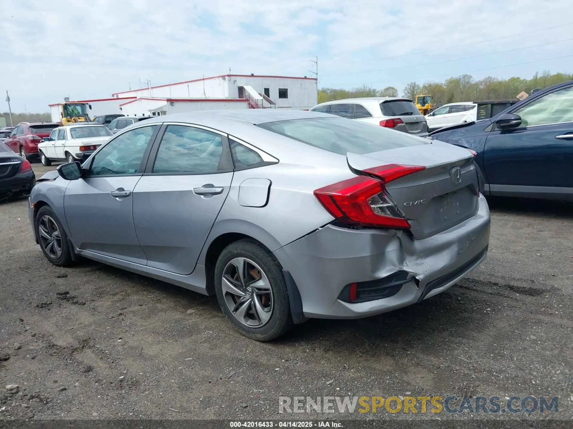 3 Photograph of a damaged car 2HGFC2F61KH570159 HONDA CIVIC 2019