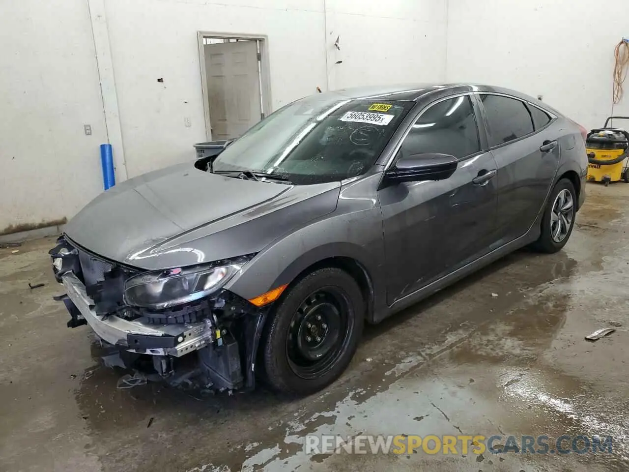 1 Photograph of a damaged car 2HGFC2F61KH573465 HONDA CIVIC 2019