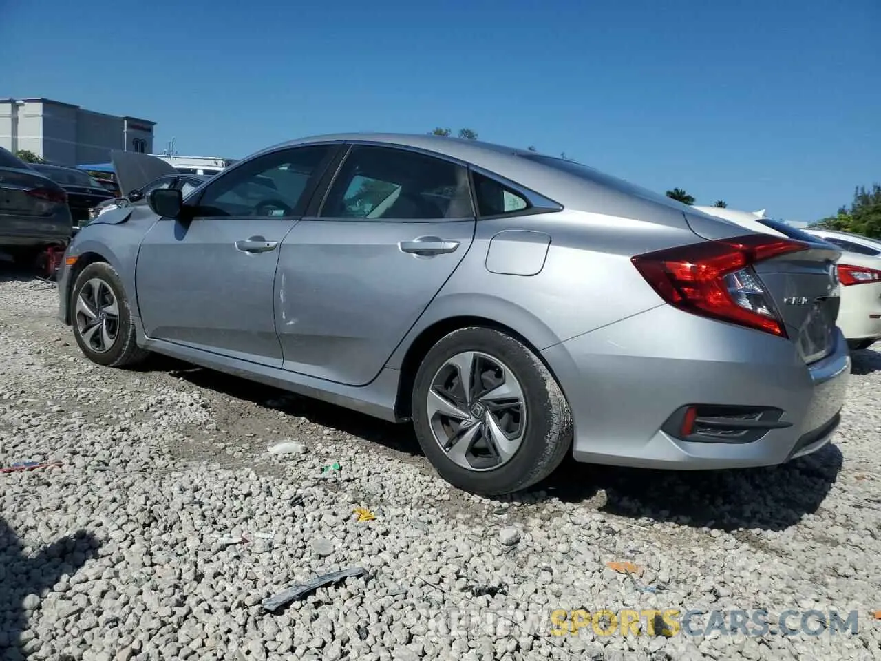 2 Photograph of a damaged car 2HGFC2F61KH583199 HONDA CIVIC 2019
