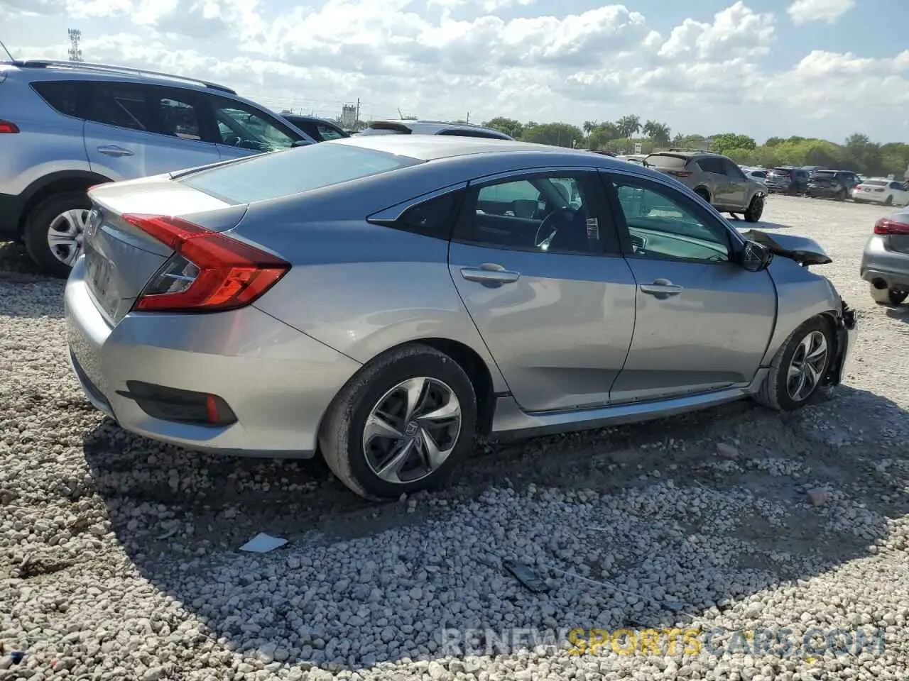 3 Photograph of a damaged car 2HGFC2F61KH583199 HONDA CIVIC 2019