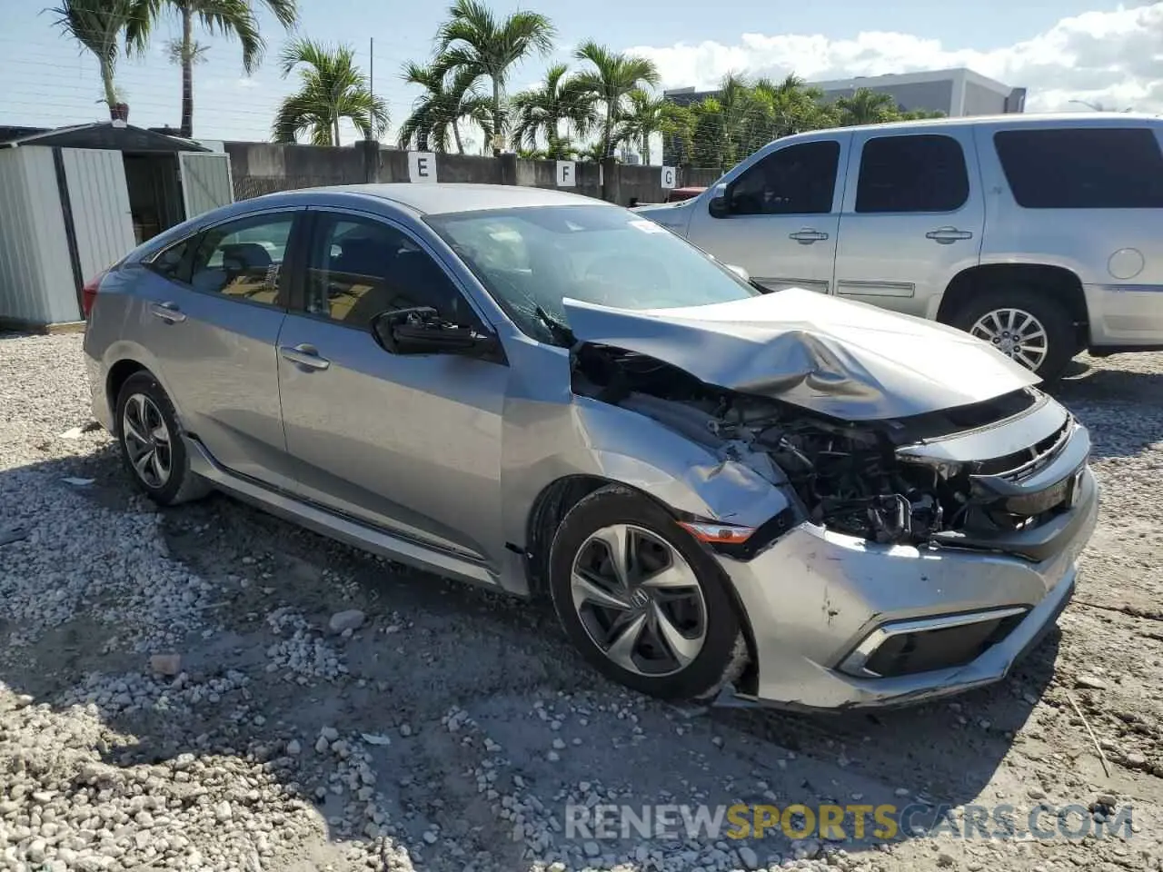 4 Photograph of a damaged car 2HGFC2F61KH583199 HONDA CIVIC 2019