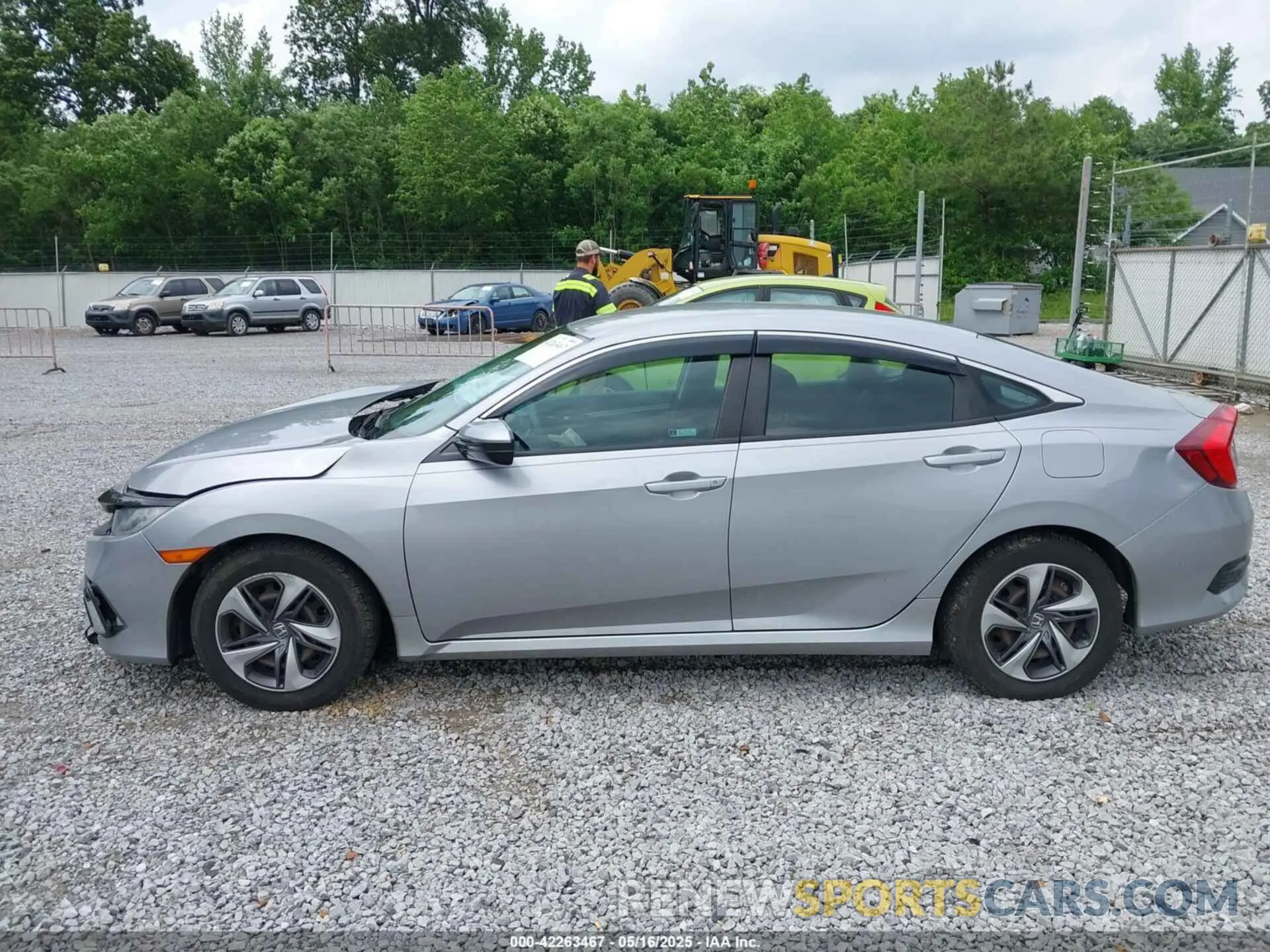 14 Photograph of a damaged car 2HGFC2F61KH601880 HONDA CIVIC 2019