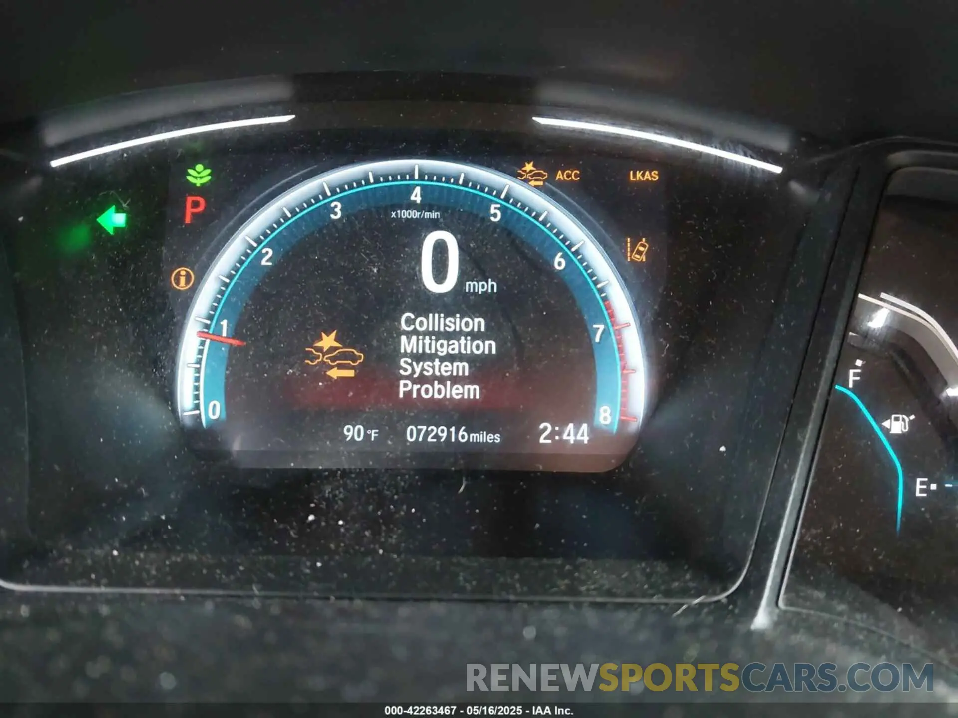 15 Photograph of a damaged car 2HGFC2F61KH601880 HONDA CIVIC 2019