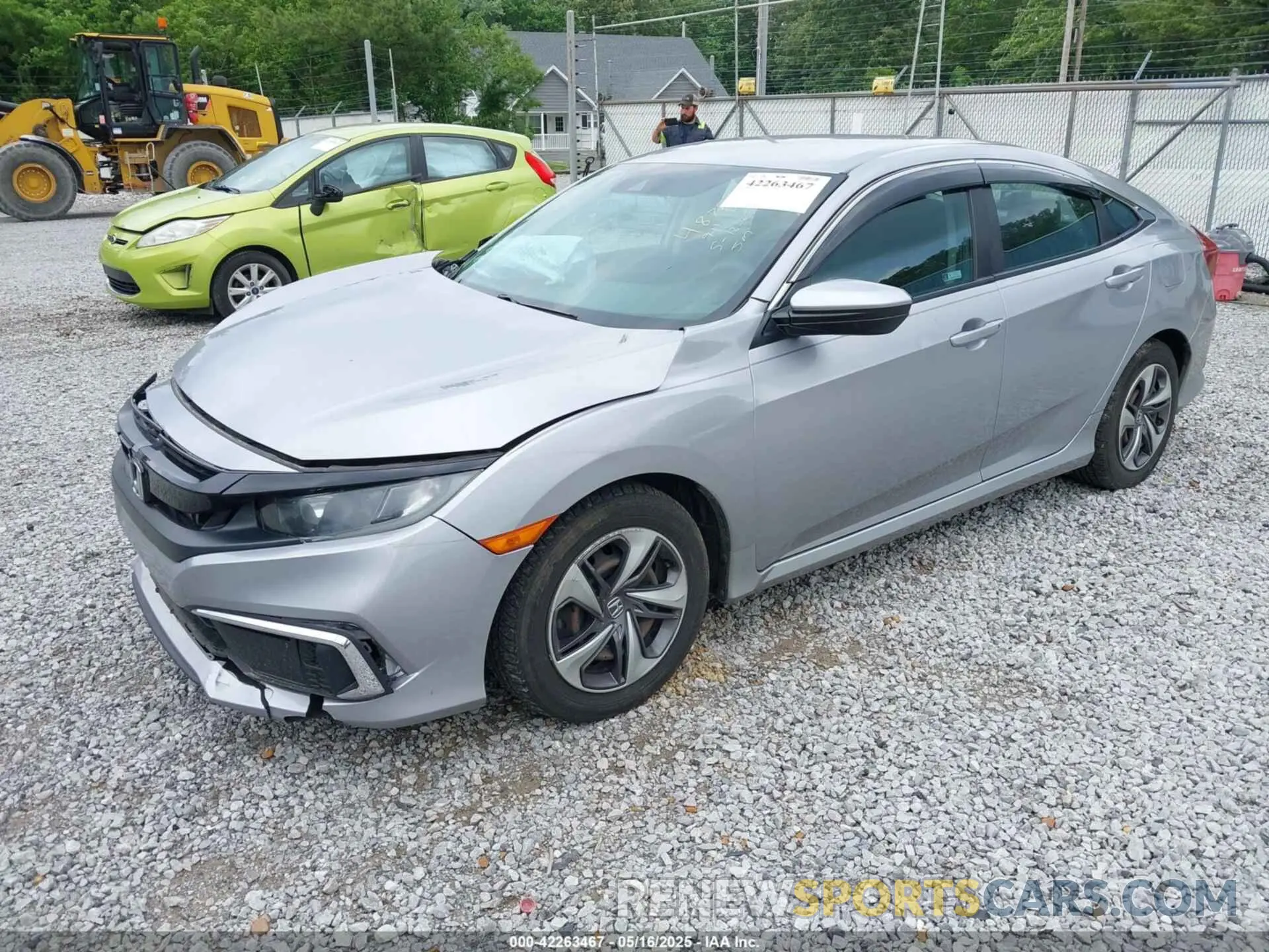 2 Photograph of a damaged car 2HGFC2F61KH601880 HONDA CIVIC 2019