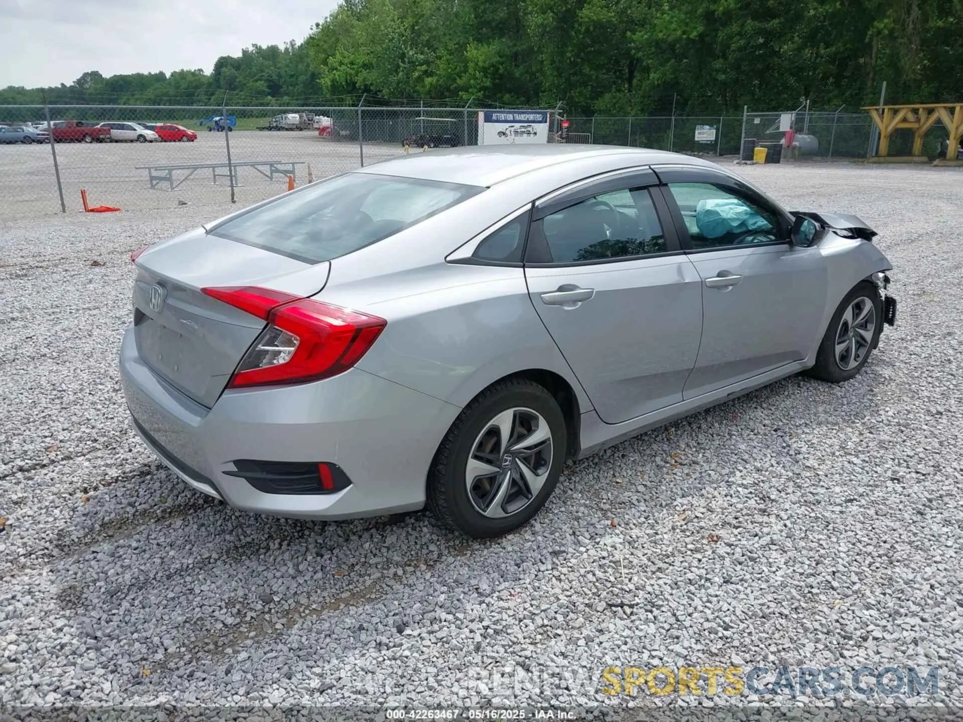 4 Photograph of a damaged car 2HGFC2F61KH601880 HONDA CIVIC 2019
