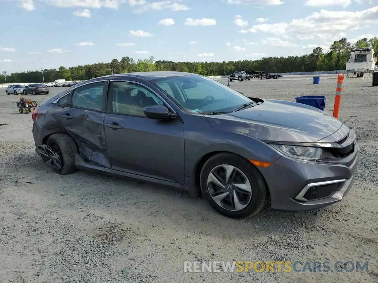4 Photograph of a damaged car 2HGFC2F61KH603872 HONDA CIVIC 2019