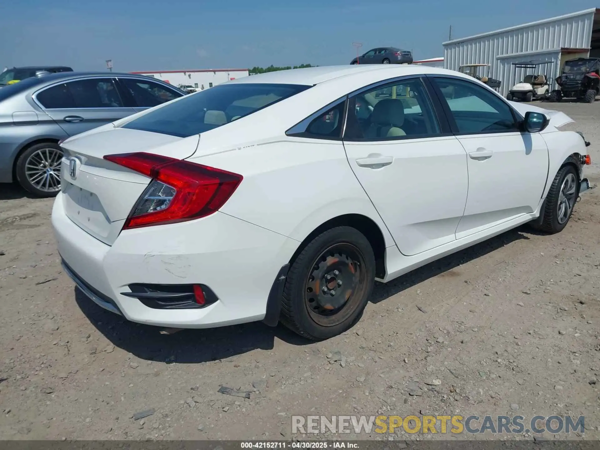 4 Photograph of a damaged car 2HGFC2F61KH606352 HONDA CIVIC 2019