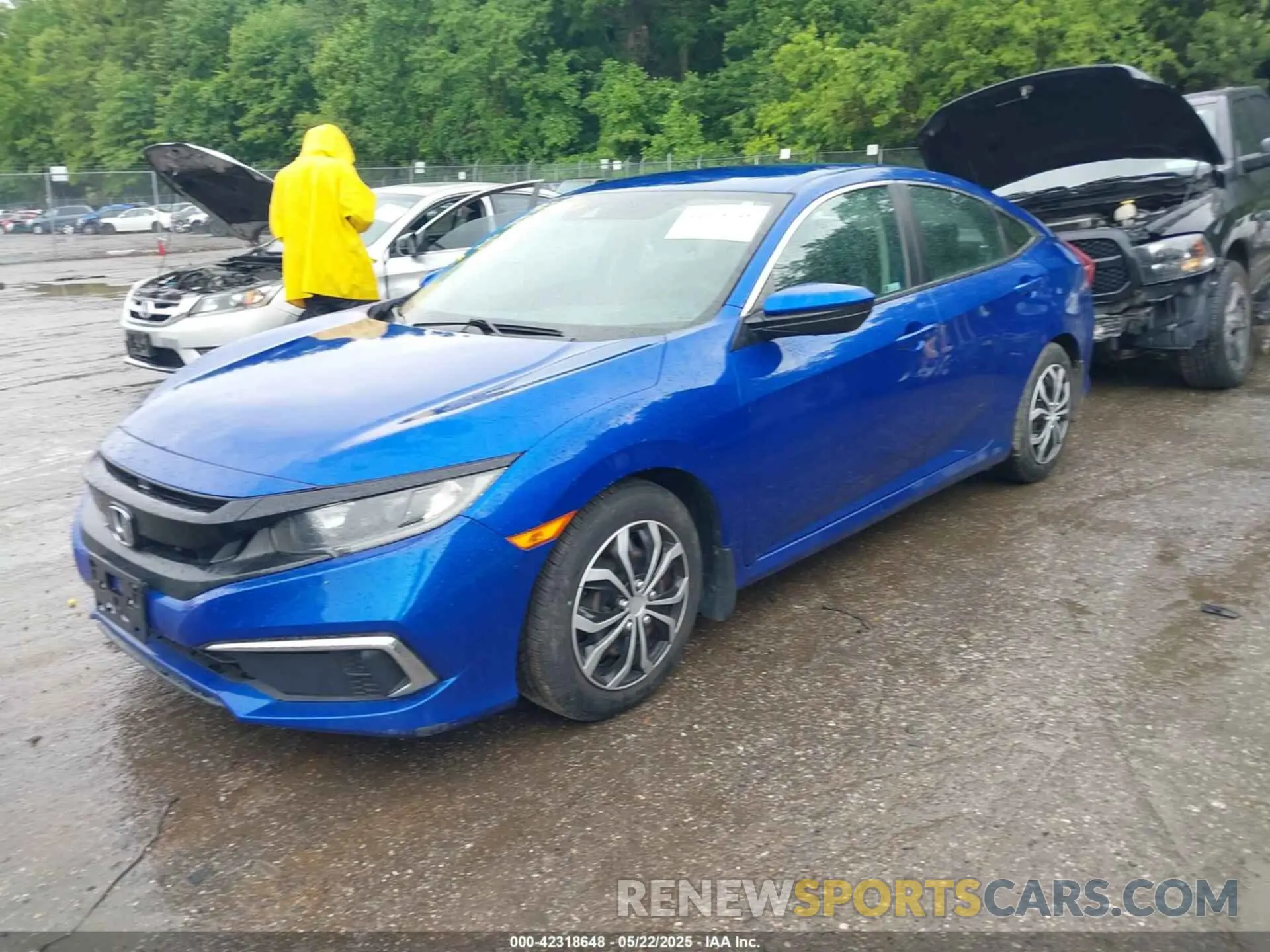2 Photograph of a damaged car 2HGFC2F62KH511959 HONDA CIVIC 2019