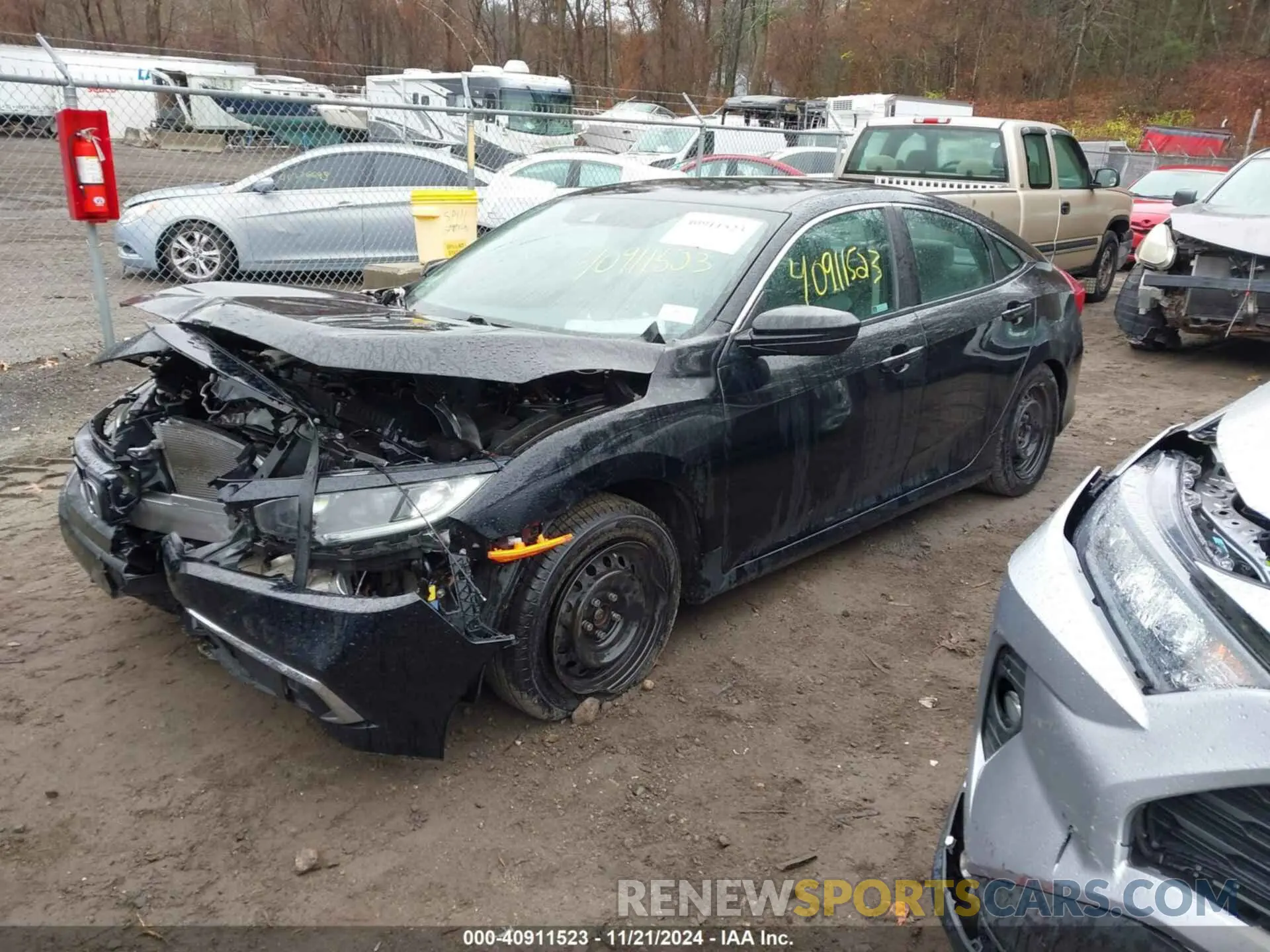 2 Photograph of a damaged car 2HGFC2F62KH545822 HONDA CIVIC 2019