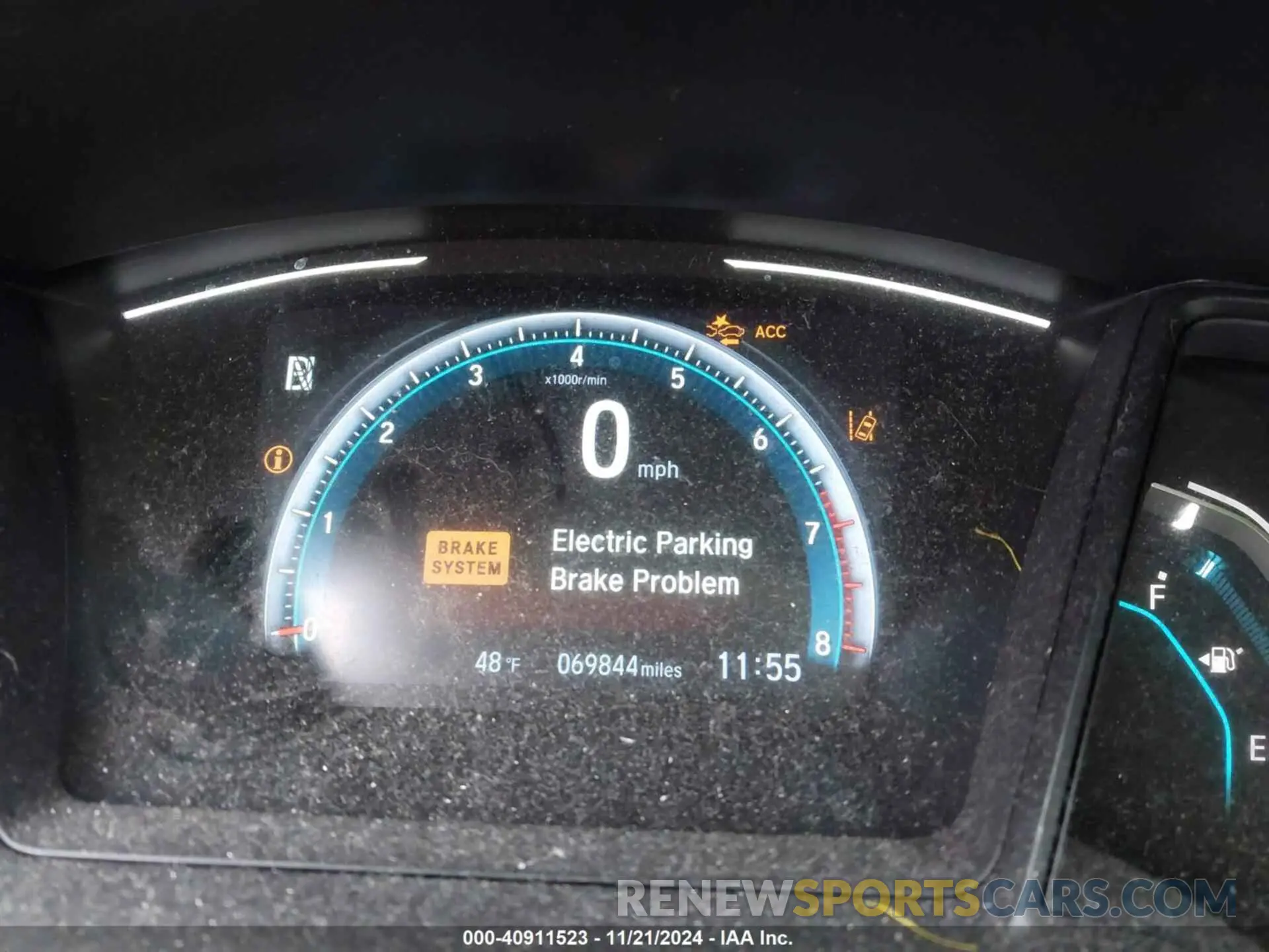 7 Photograph of a damaged car 2HGFC2F62KH545822 HONDA CIVIC 2019