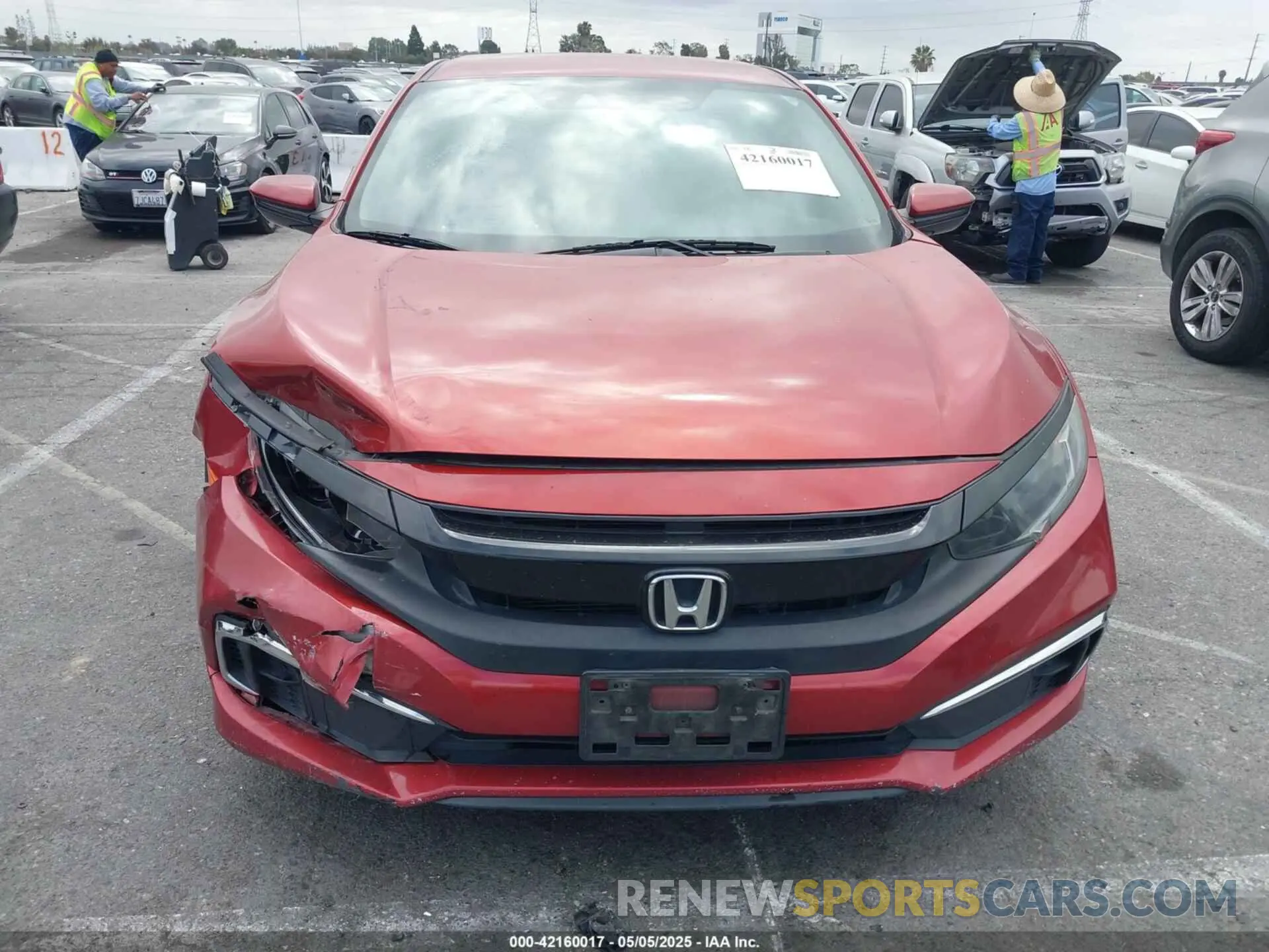 12 Photograph of a damaged car 2HGFC2F62KH559932 HONDA CIVIC 2019