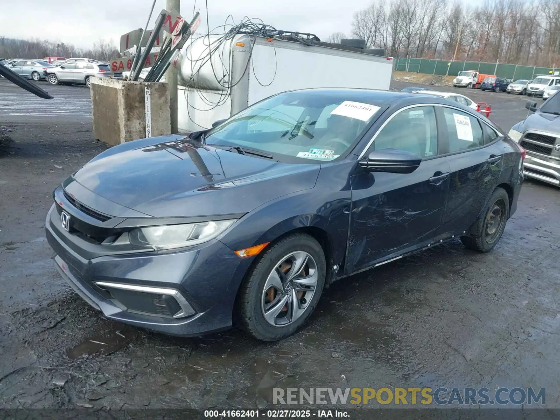 2 Photograph of a damaged car 2HGFC2F62KH573586 HONDA CIVIC 2019