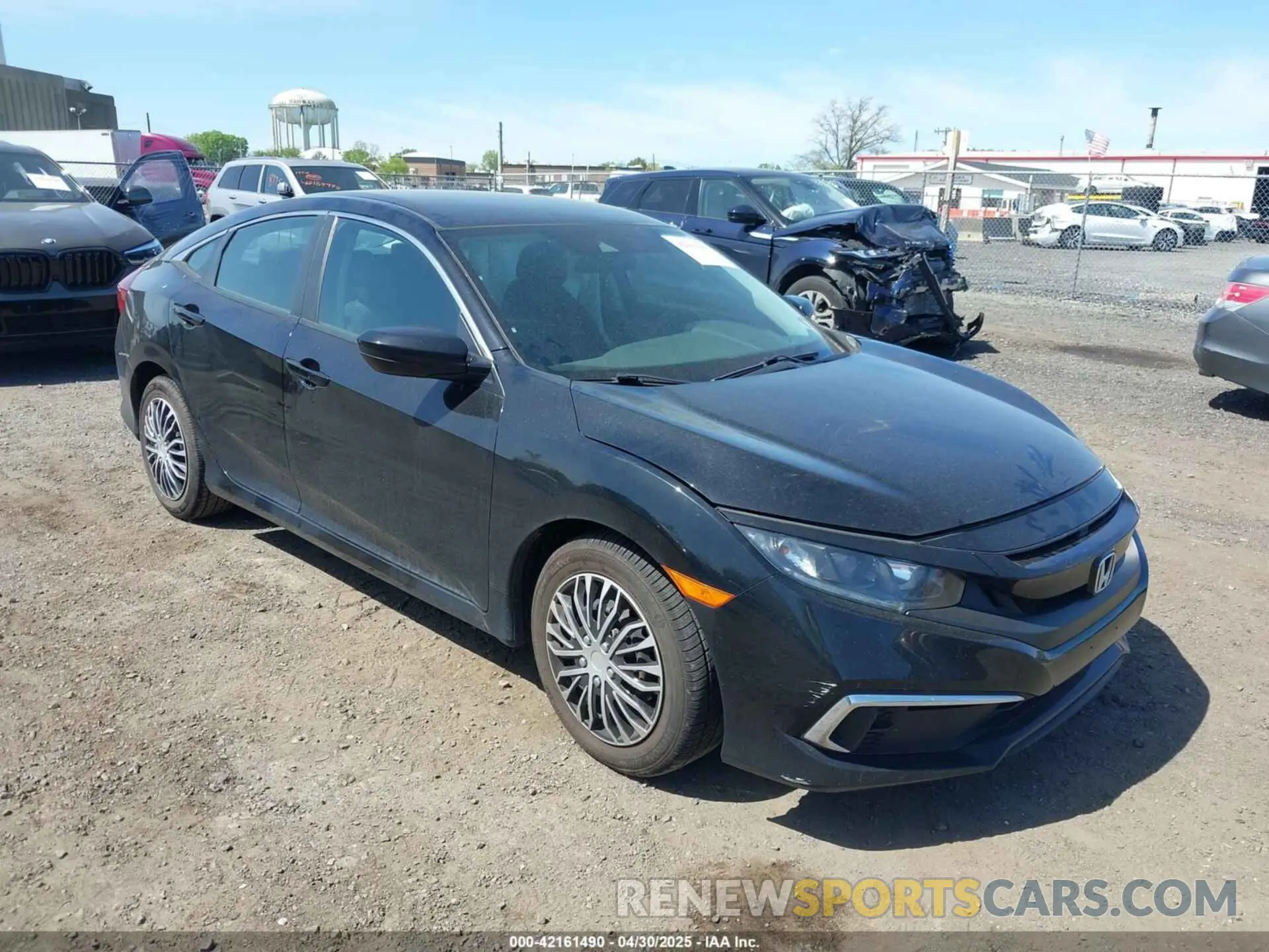 1 Photograph of a damaged car 2HGFC2F62KH589741 HONDA CIVIC 2019